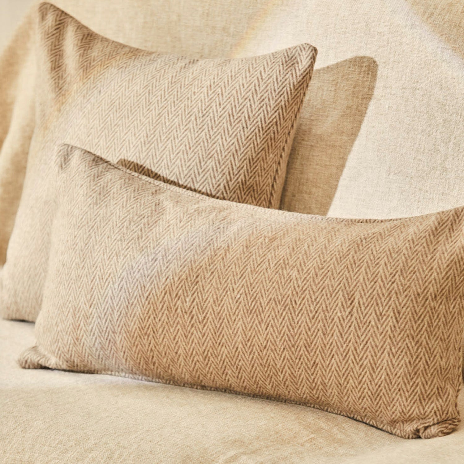 Funda Cojin Montana 45x45 Beige - Form Design