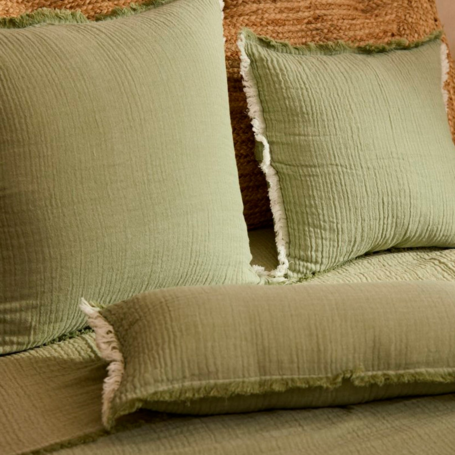 Funda Cojín Layer2 Verde 30x60