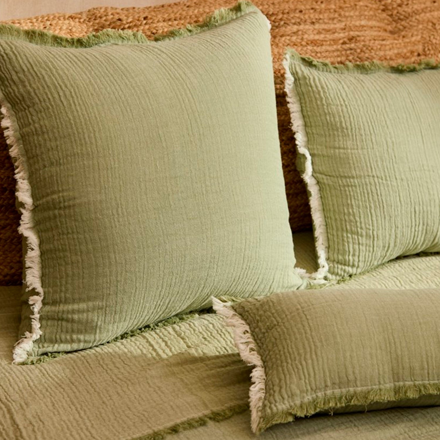 Funda Cojín Layer2 Verde 60x60