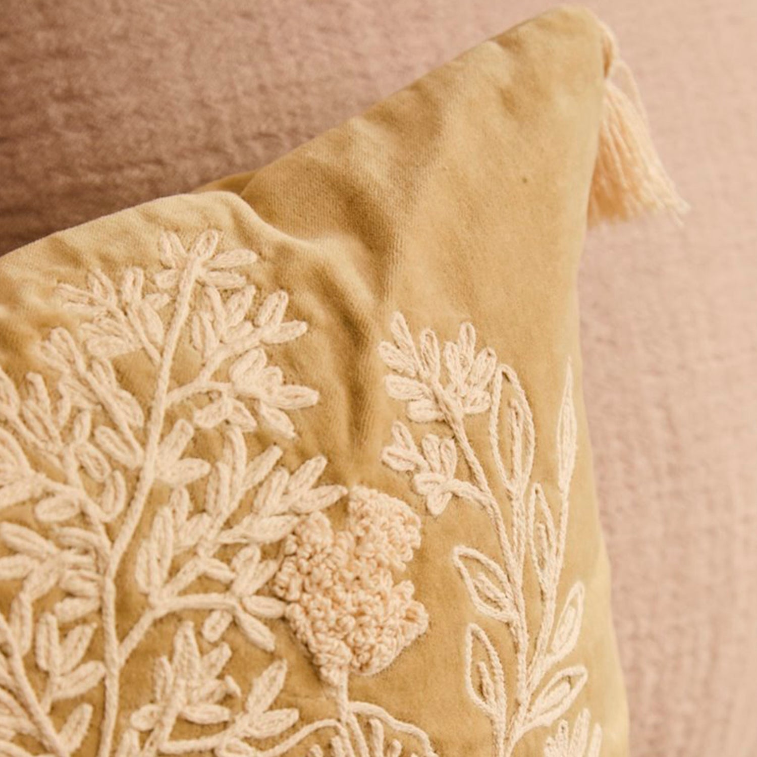 Funda Cojín Sakura 45x45 Crudo