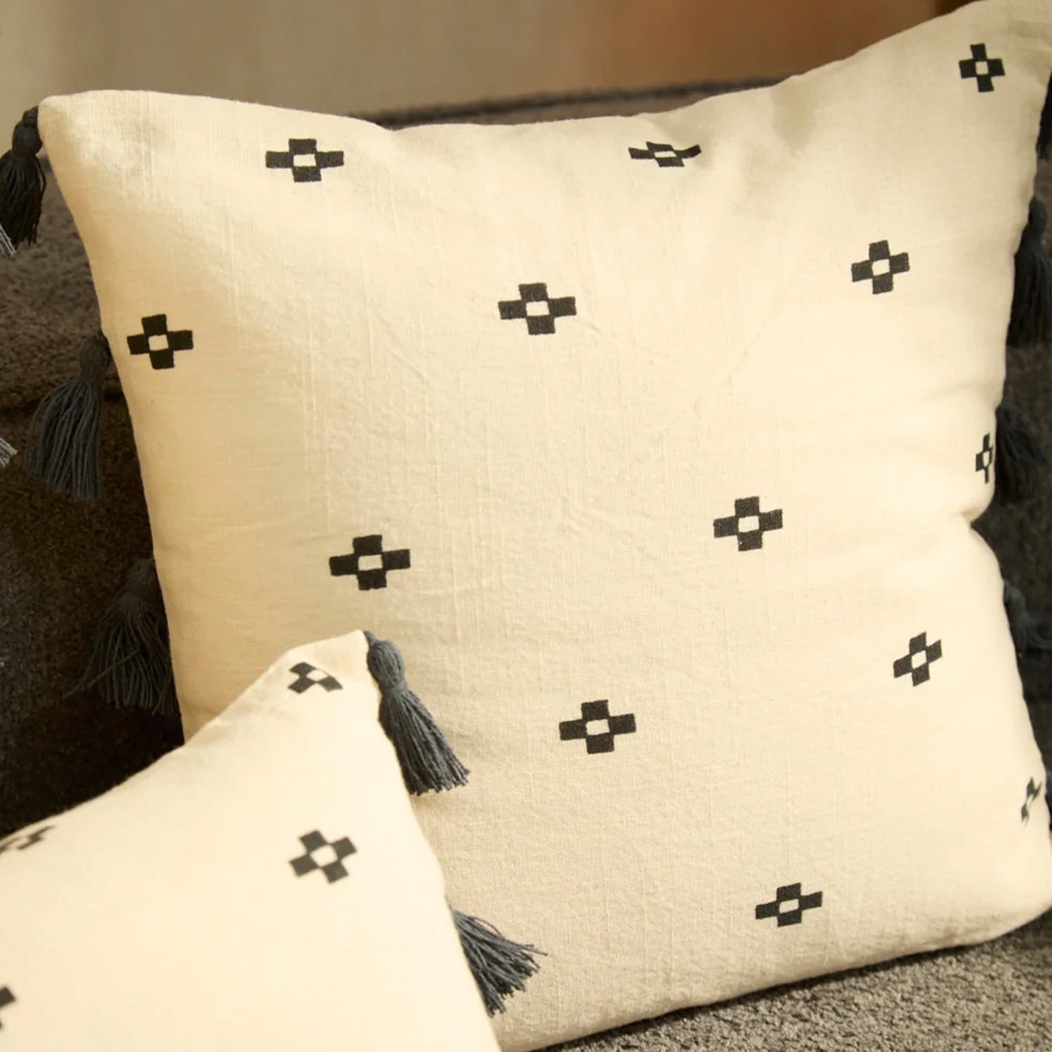 Funda Cojín Kobe 45x45 Crudo