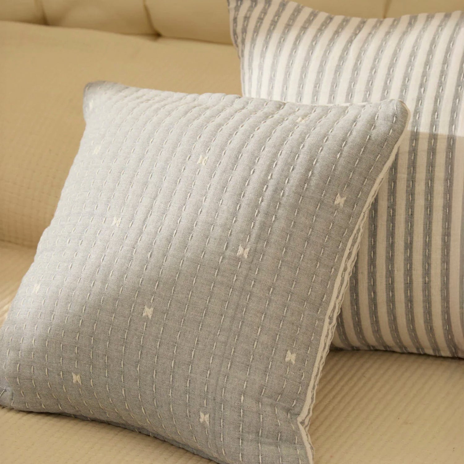 Funda Cojín Alguer 45x45 Azul