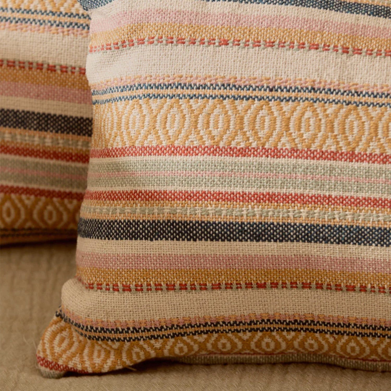 Funda Cojín Vedra 30x60 Mostaza