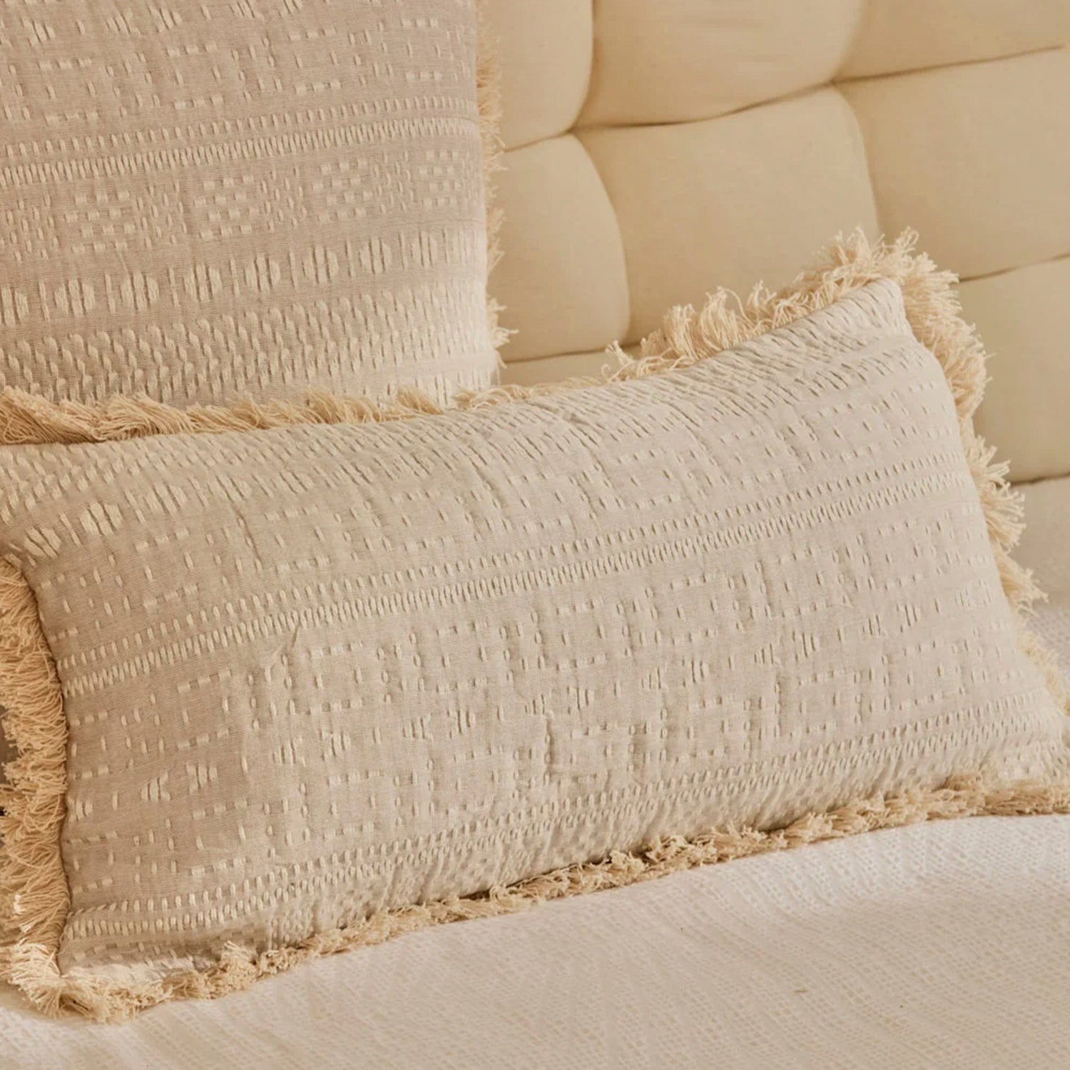 Funda Cojín Dakota 30x60 Beige
