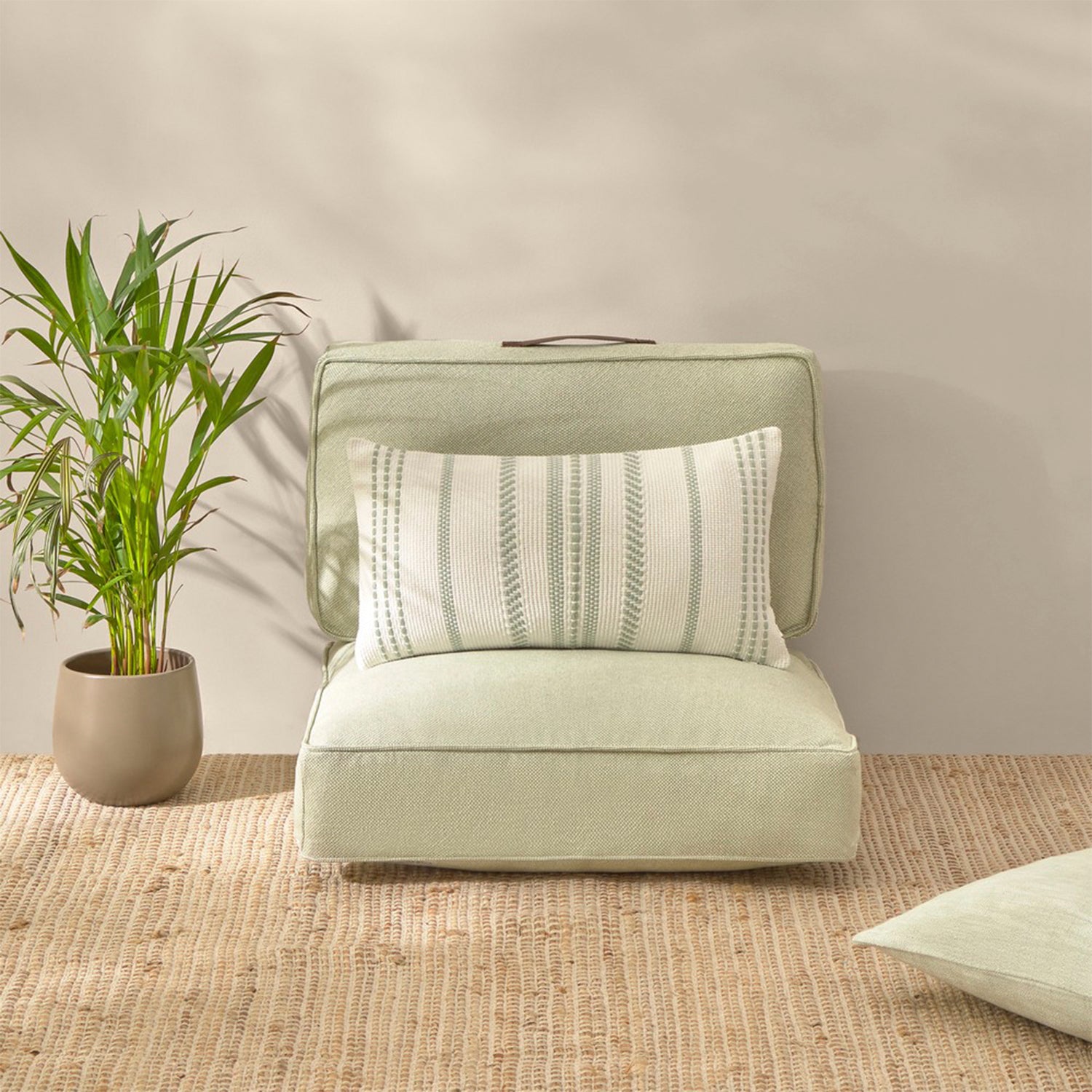 Funda Cojín Trichi 60x60 Verde