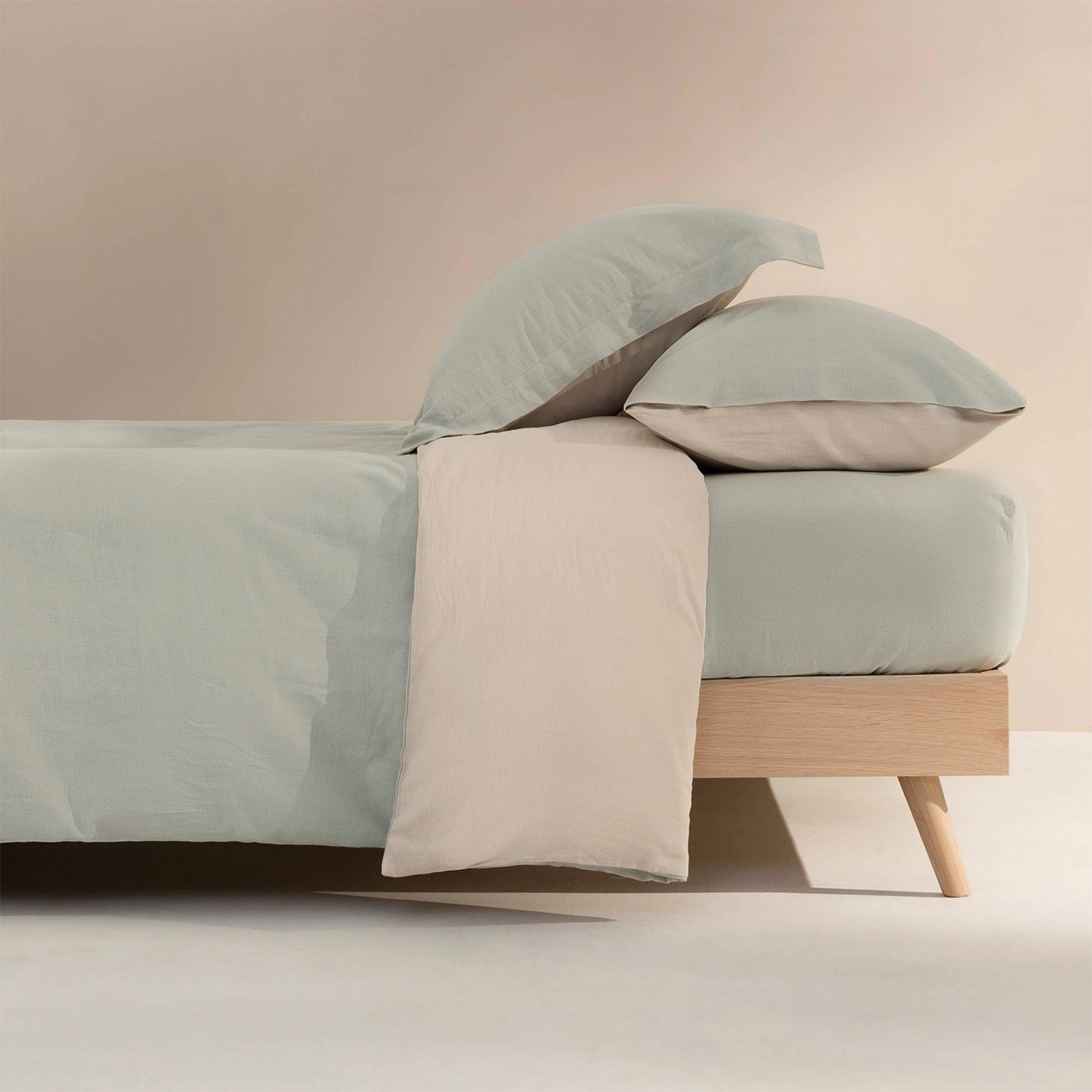 Funda Plumón Linlov 240x260 Menta (Cama 2 Plazas o Queen)