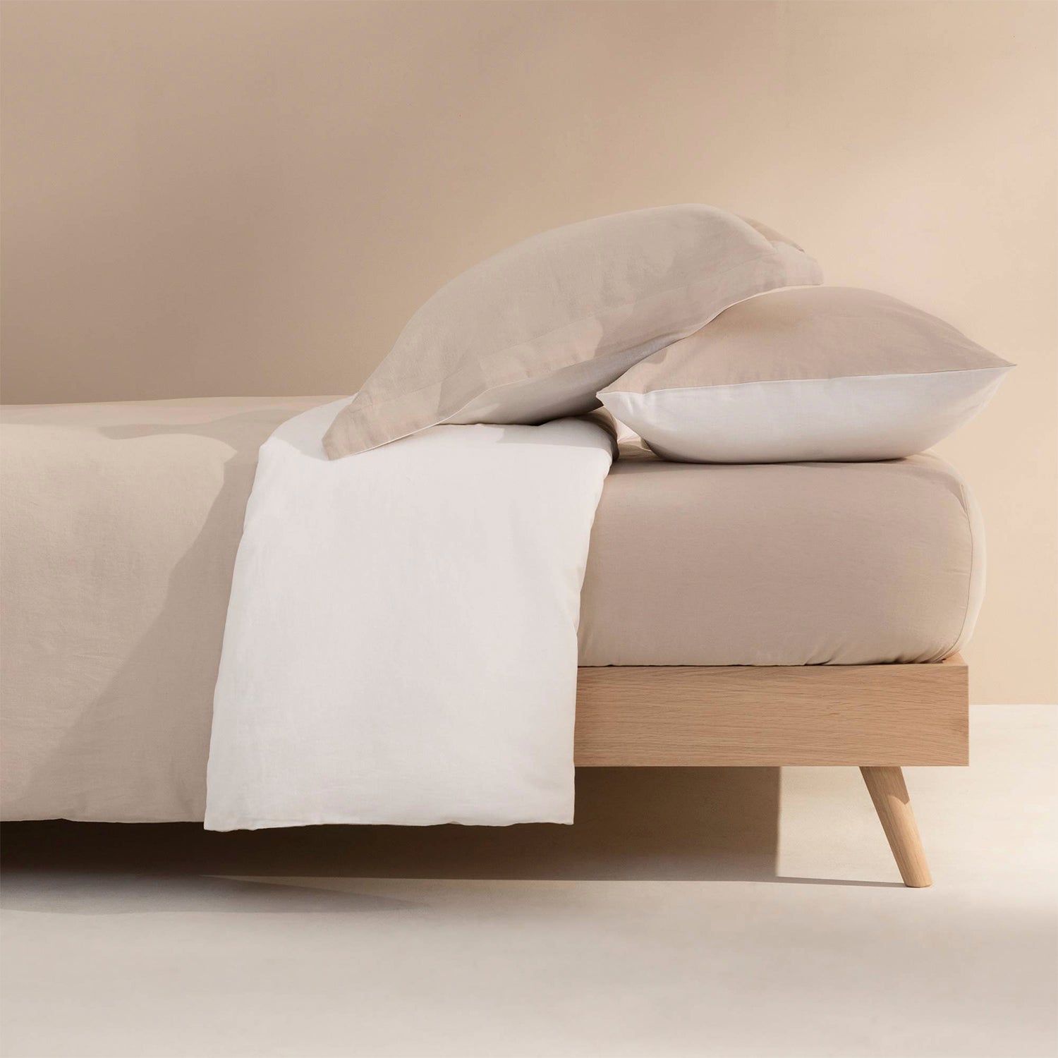 Funda Plumón Linlov 220x220 Beige (Cama 1,5 Plazas)