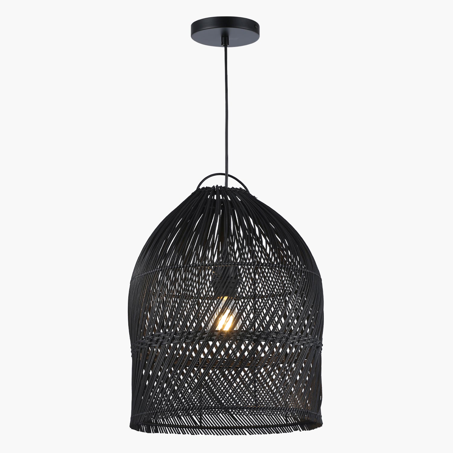 Lámpara de Colgar Bali Rattan Negro - Form Design