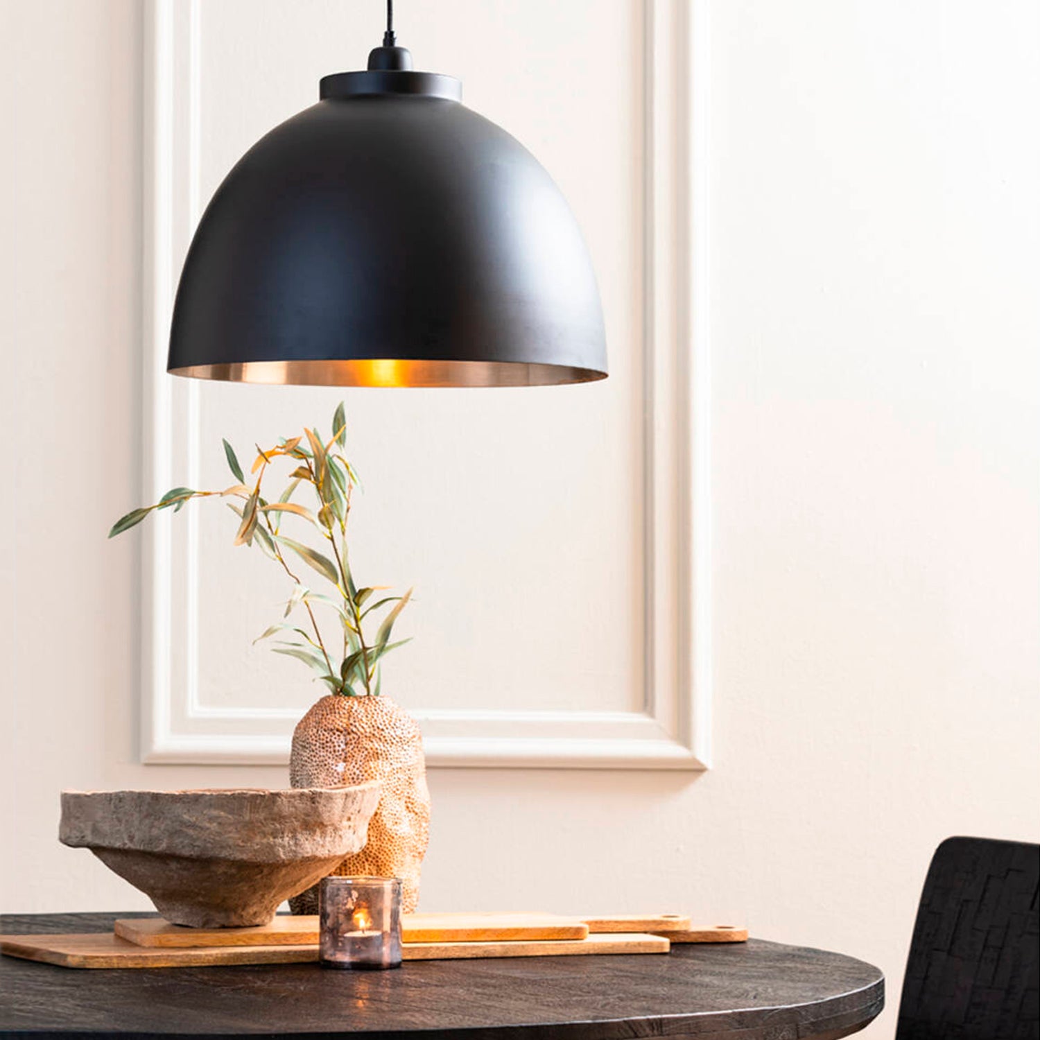 Lámpara de Colgar Kylie 45 Negro-Neg