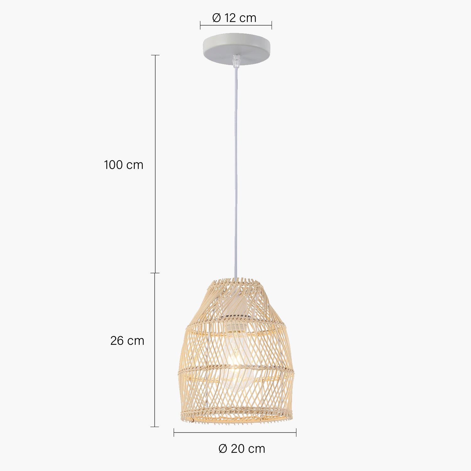 Lámpara de Colgar Sarah Natural - Form Design