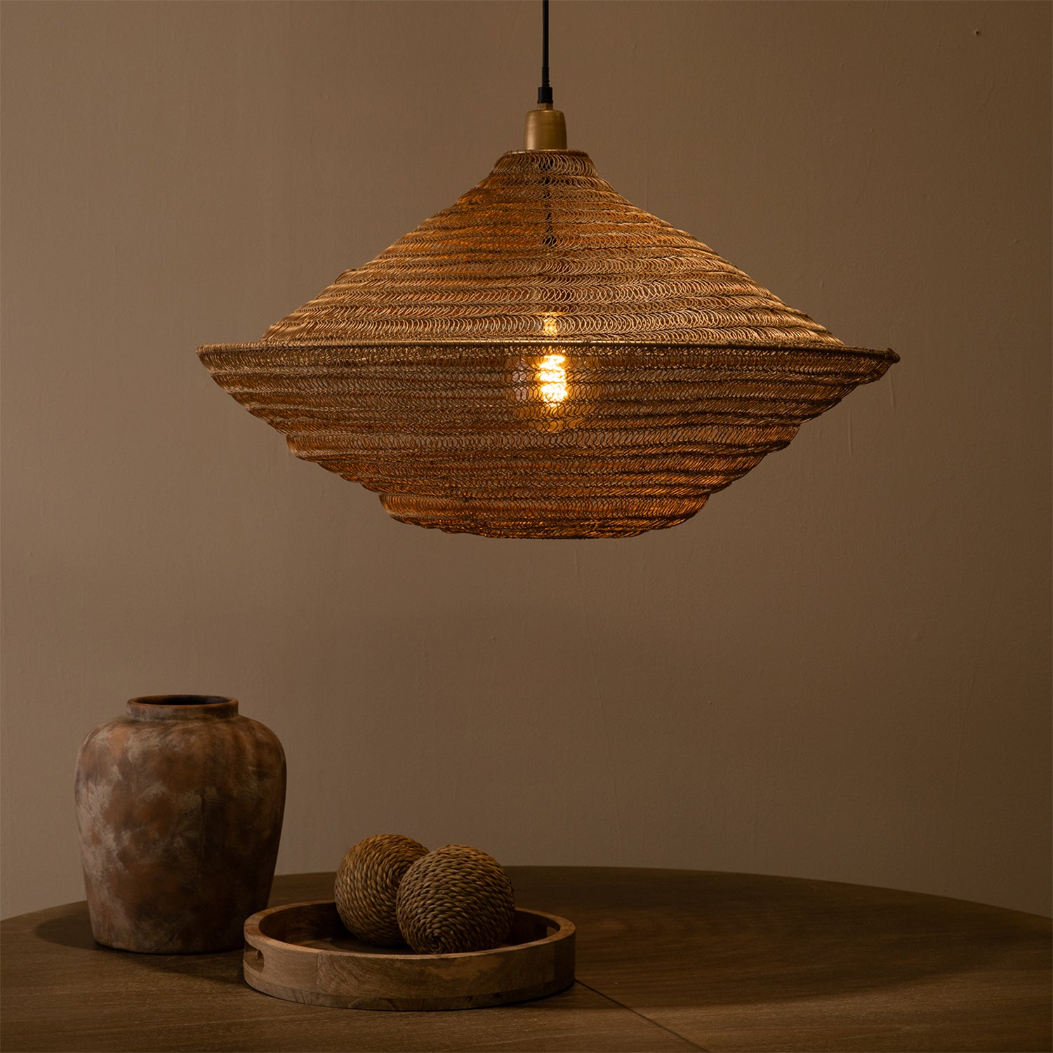 Lámpara de Colgar Kate Bronce - Form Design