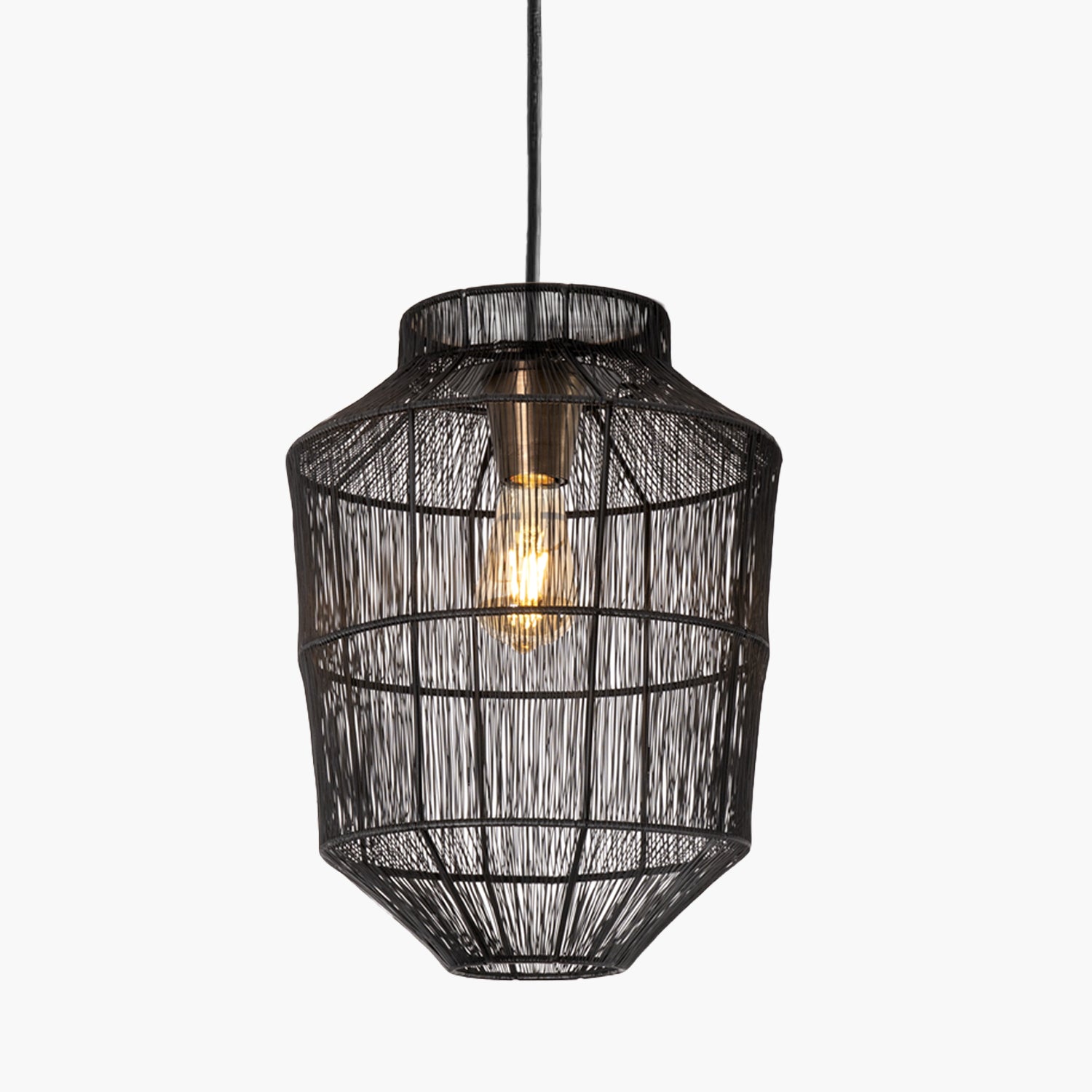 Lámpara de Colgar Klaus L Negro - Form Design