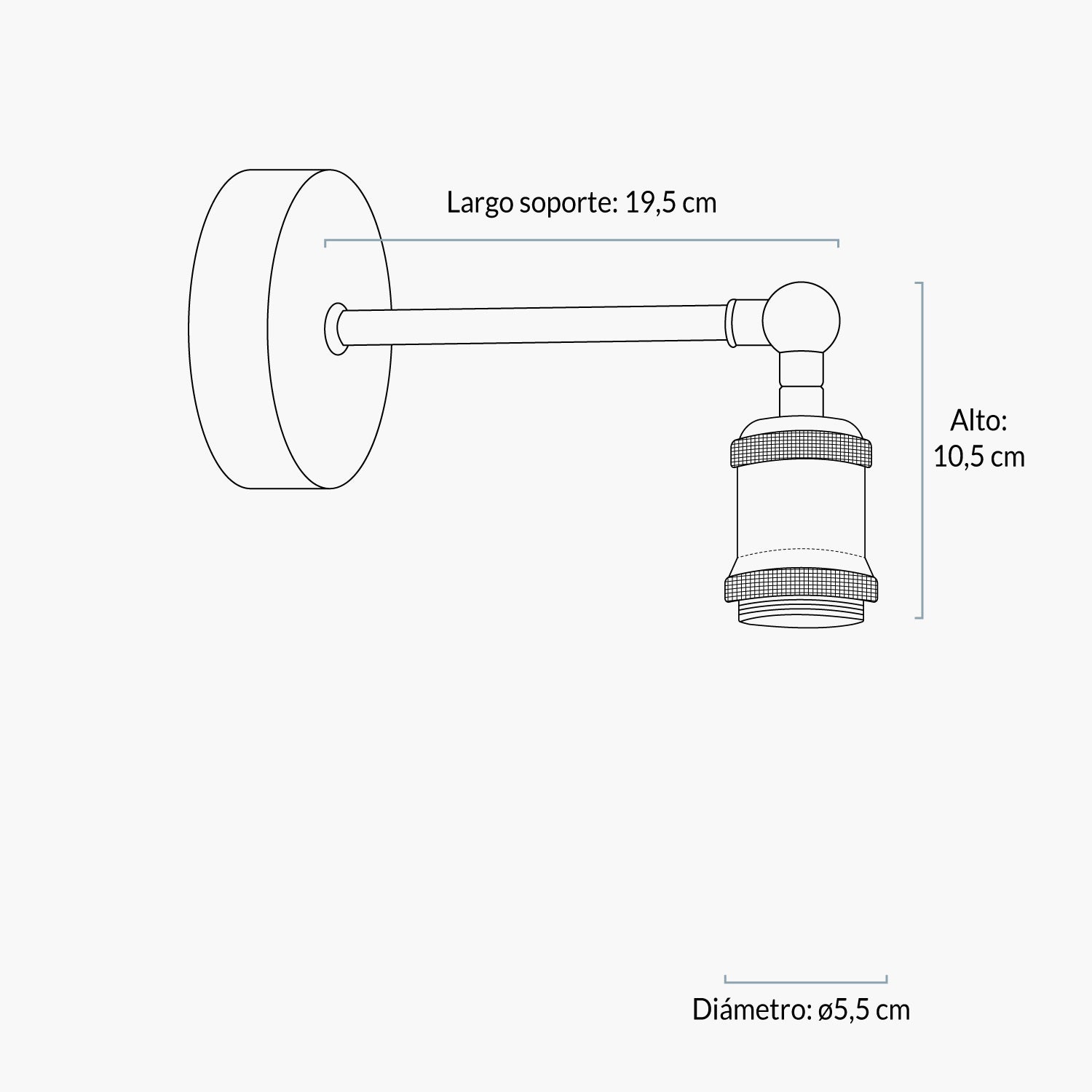 Aplique Vintage Bronce