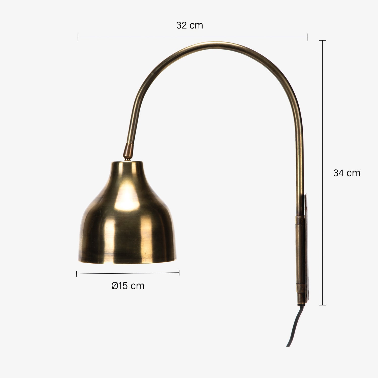 Lámpara de Pared Vince Bronce - Form Design