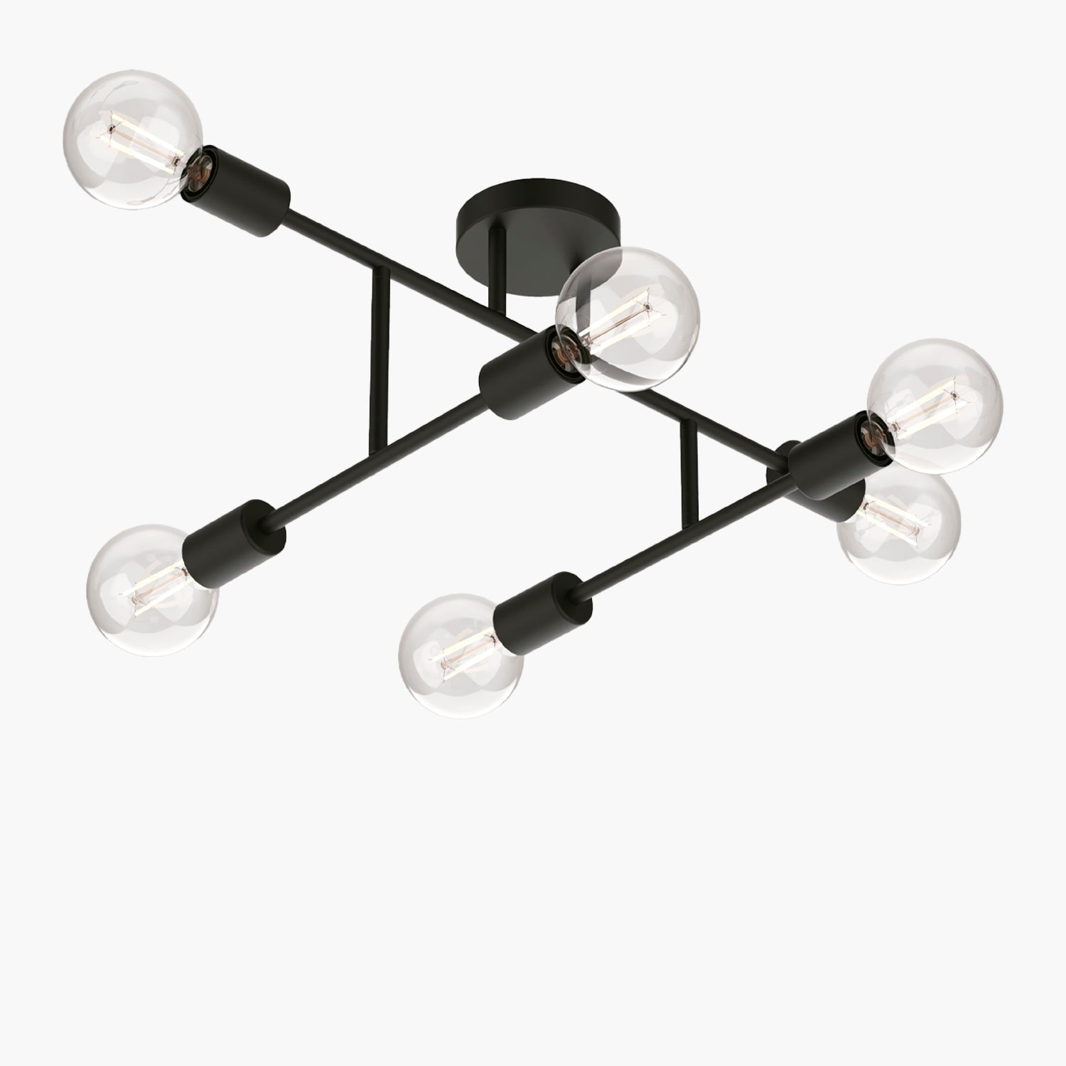 Lámpara de Techo Lexie x6 Negro - Form Design