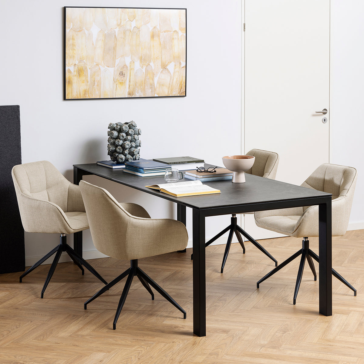 Mesa Comedor Brentford Negro