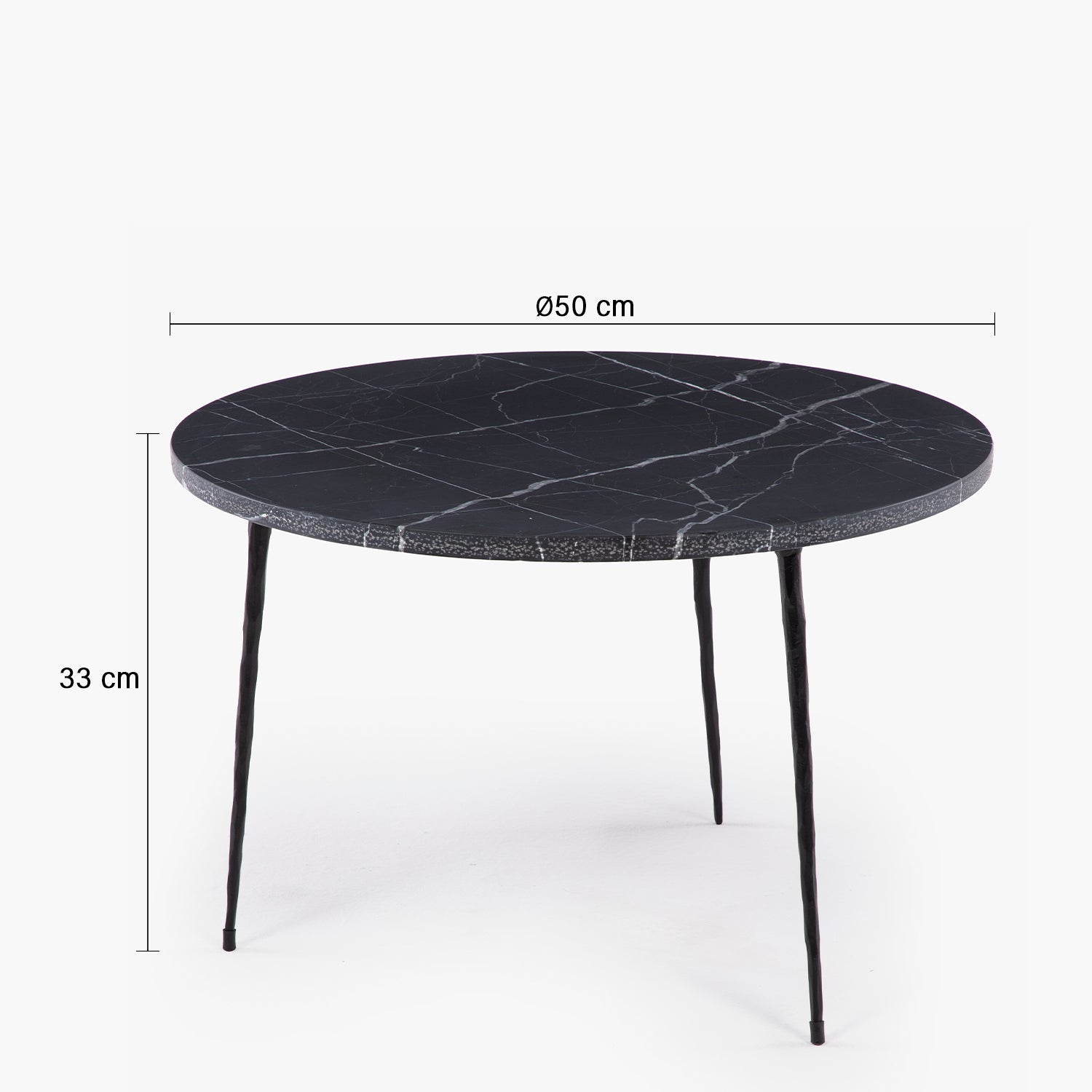 Mesa de Centro Lucca 50 Mármol Negro