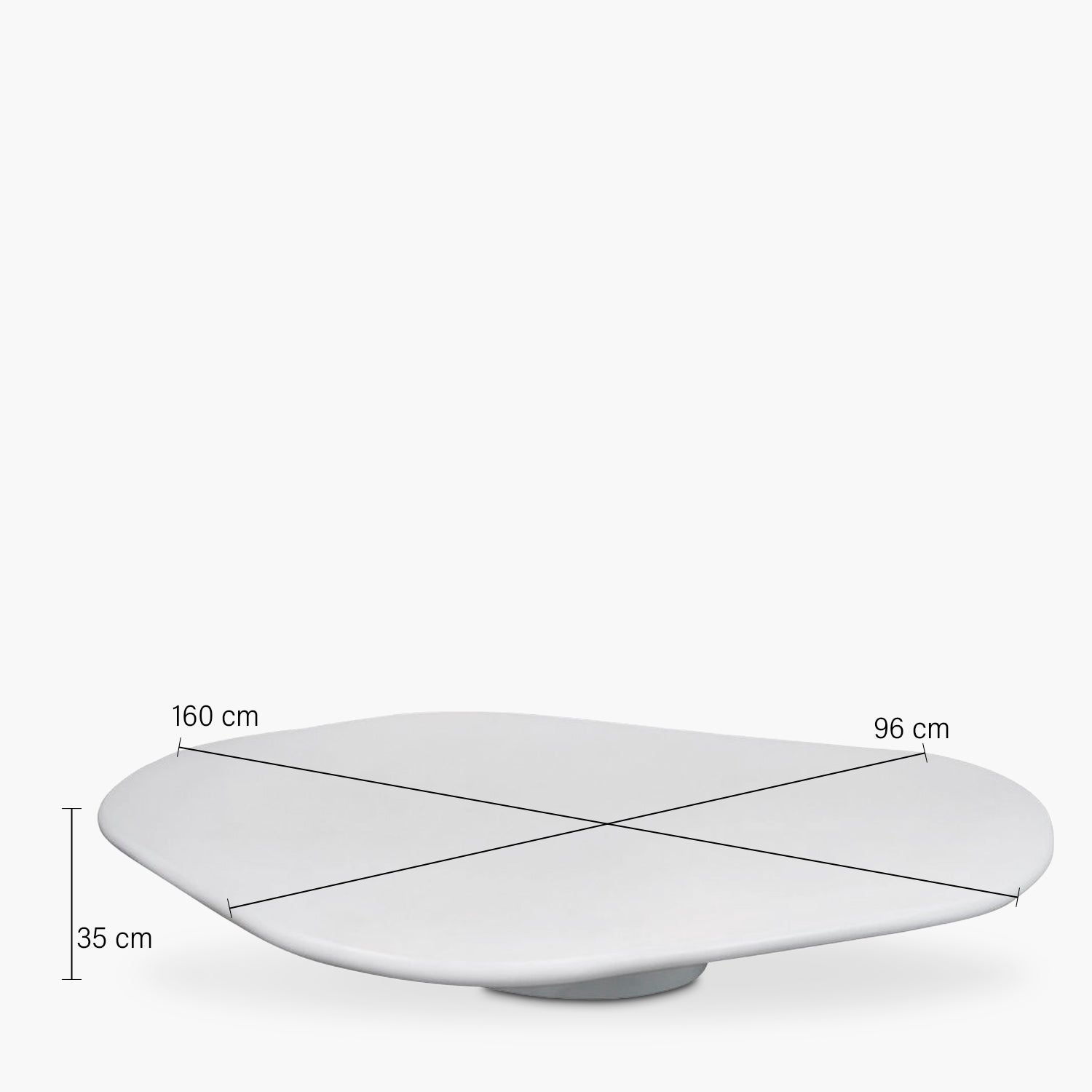 Mesa de Centro Apolo Blanco - Form Design