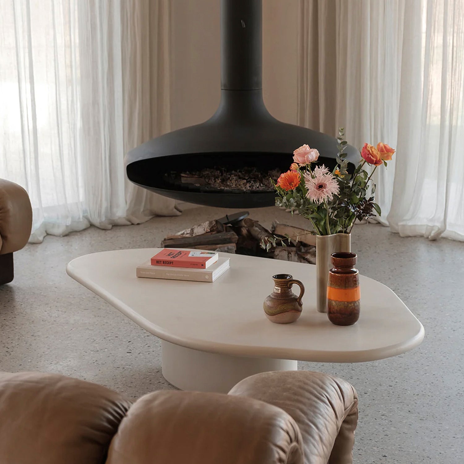 Mesa de Centro Apolo Blanco - Form Design