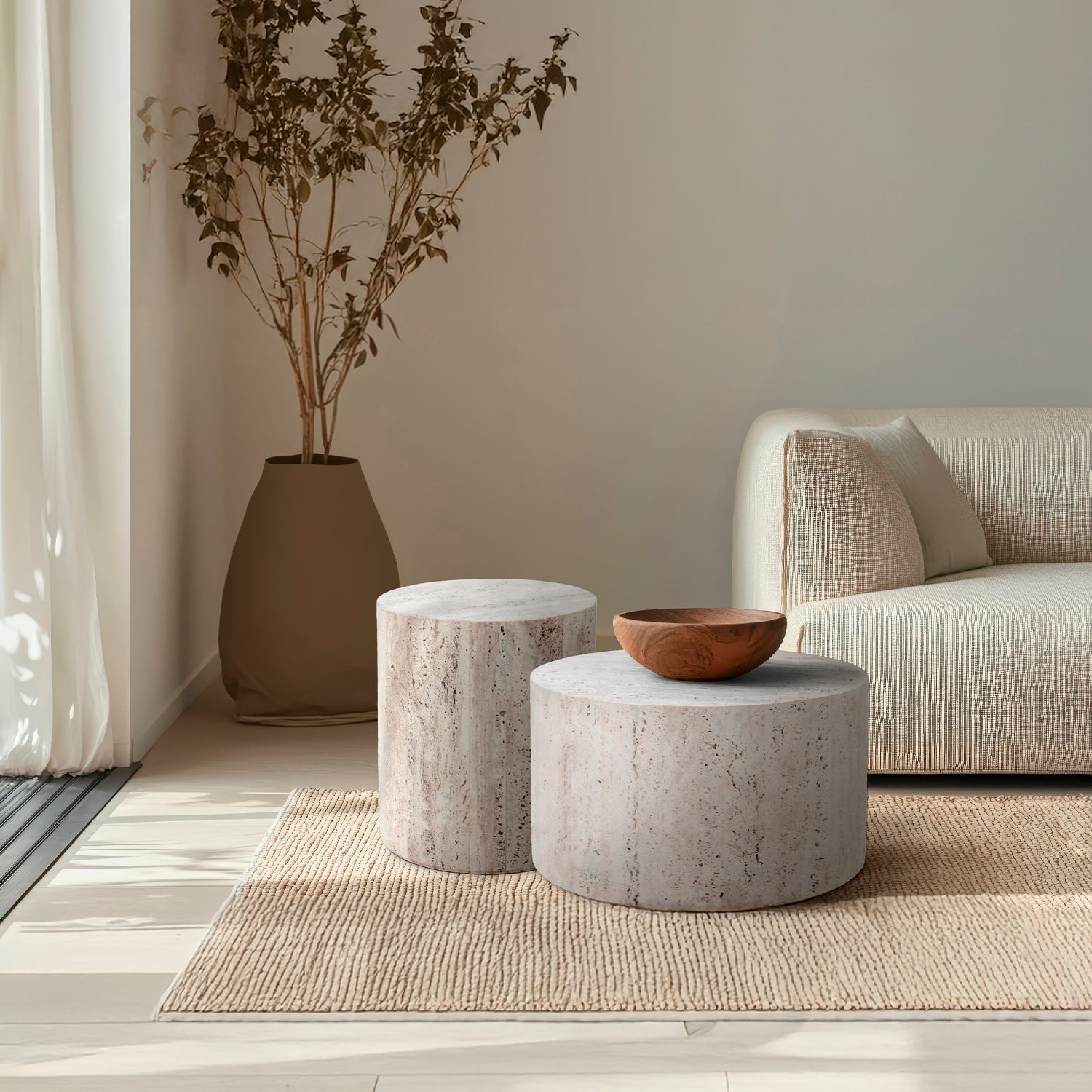 Mesa de Centro Salvatore Baja Mármol