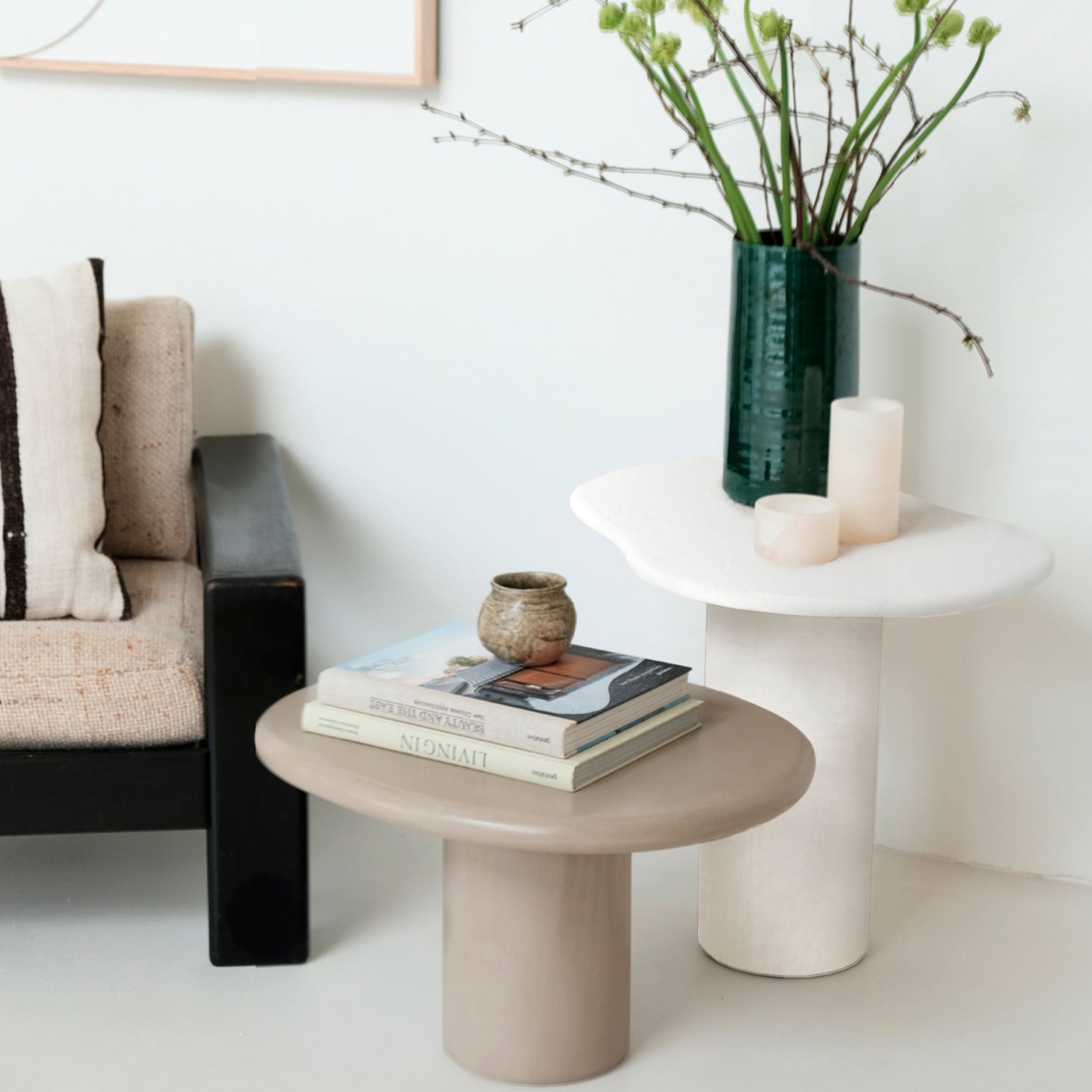 Mesa Lateral Pyrgos 51 Blanco - Form Design