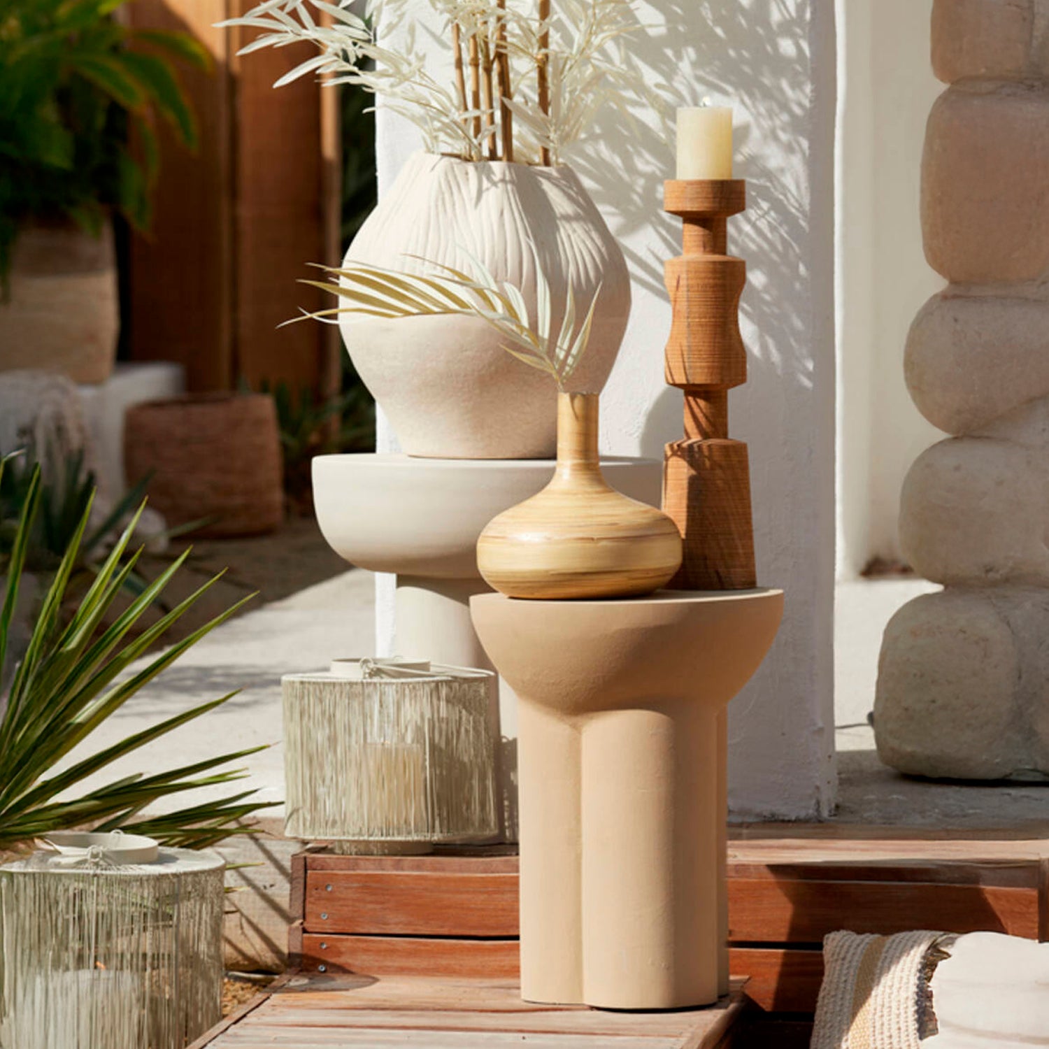 Mesa Lateral Mikola Crema