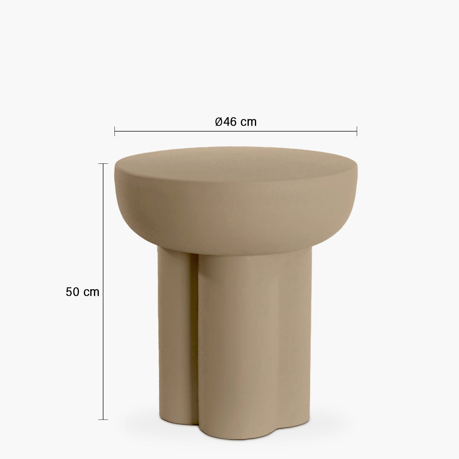 Mesa Lateral Mikola Gris