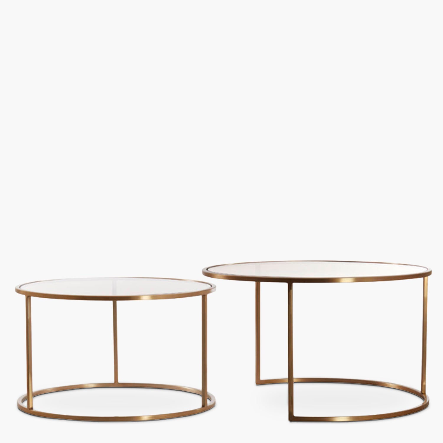 Mesas Anidadas Duarte Dorado