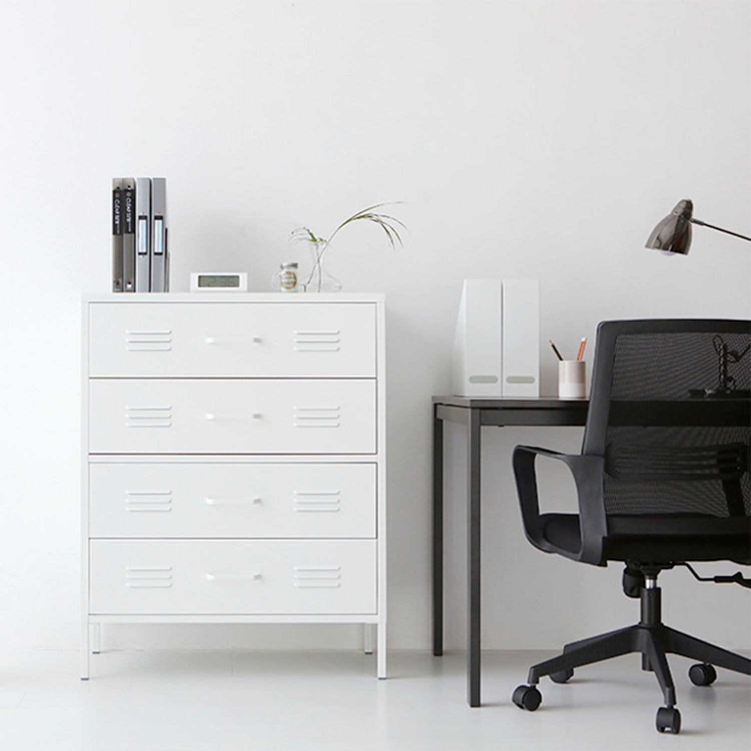 Cómoda Austin Blanco