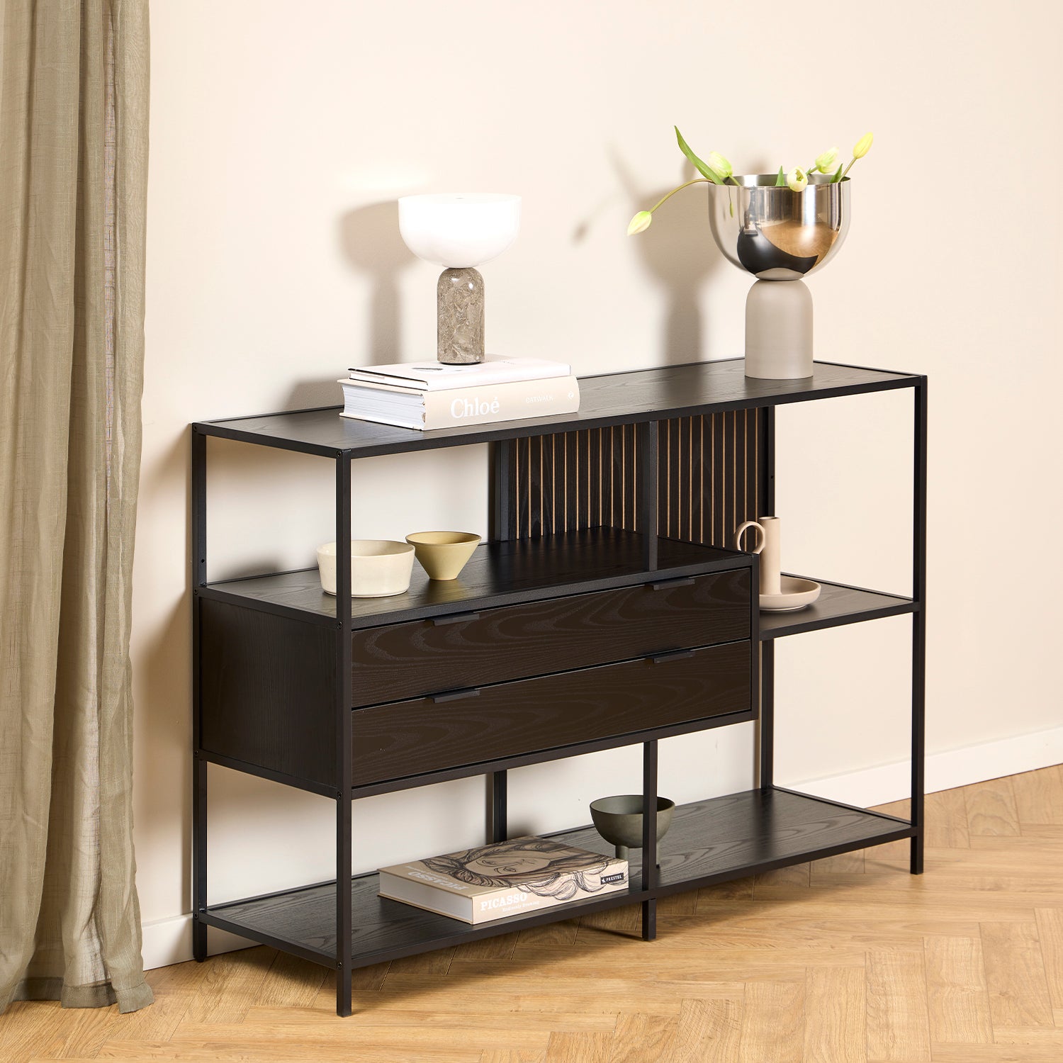 Repisa Seaford Negro