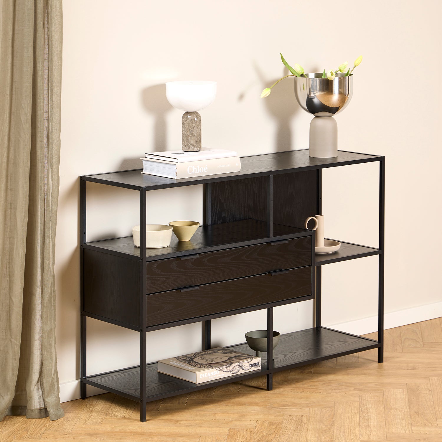 Repisa Seaford Negro