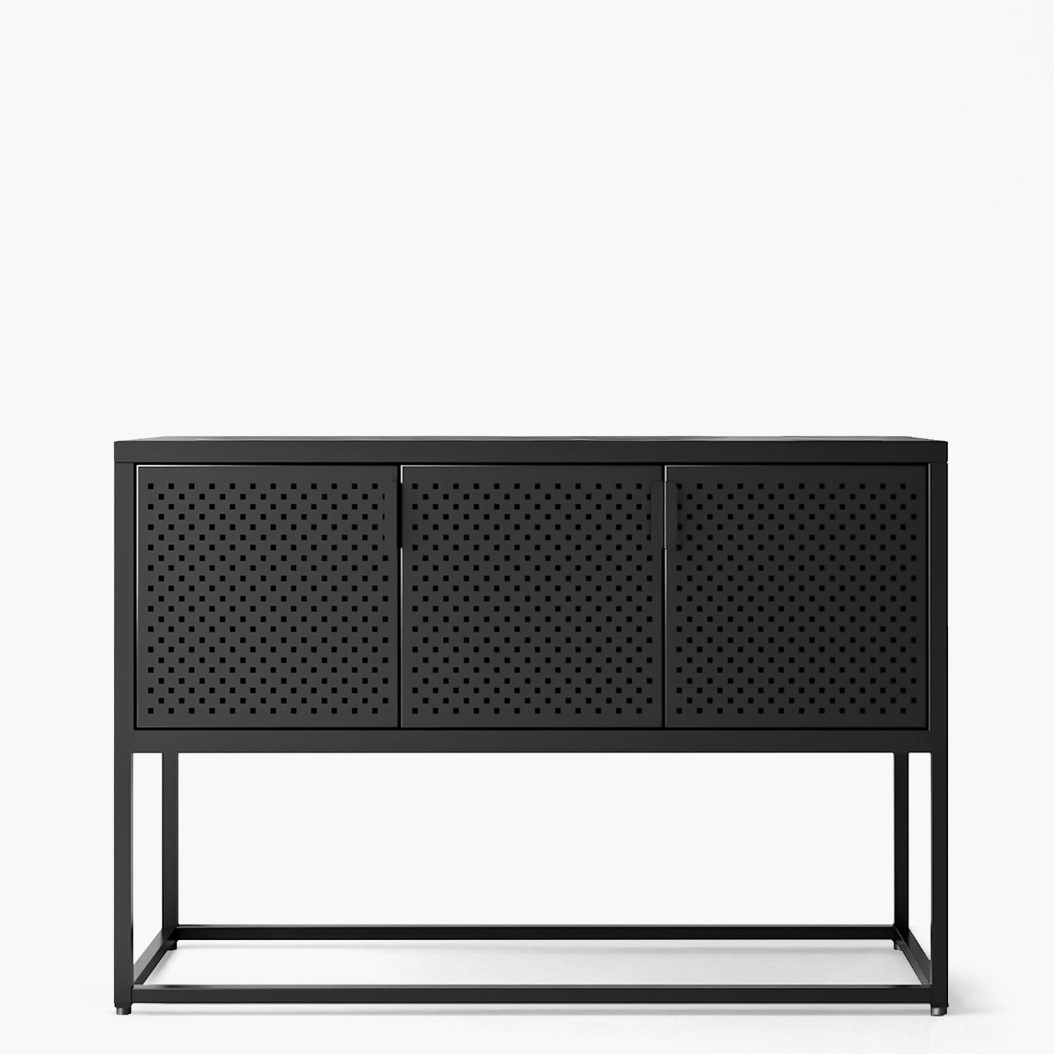 Arrimo Medio Newton 3 puertas Negro