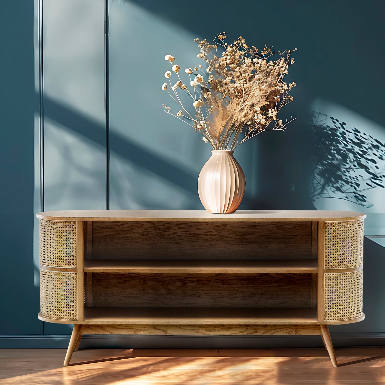 Arrimo Medio junco Billie Roble Envejecido - Form Design