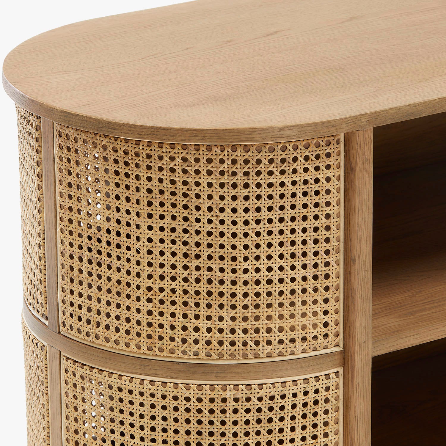 Arrimo Medio junco Billie Roble Envejecido - Form Design