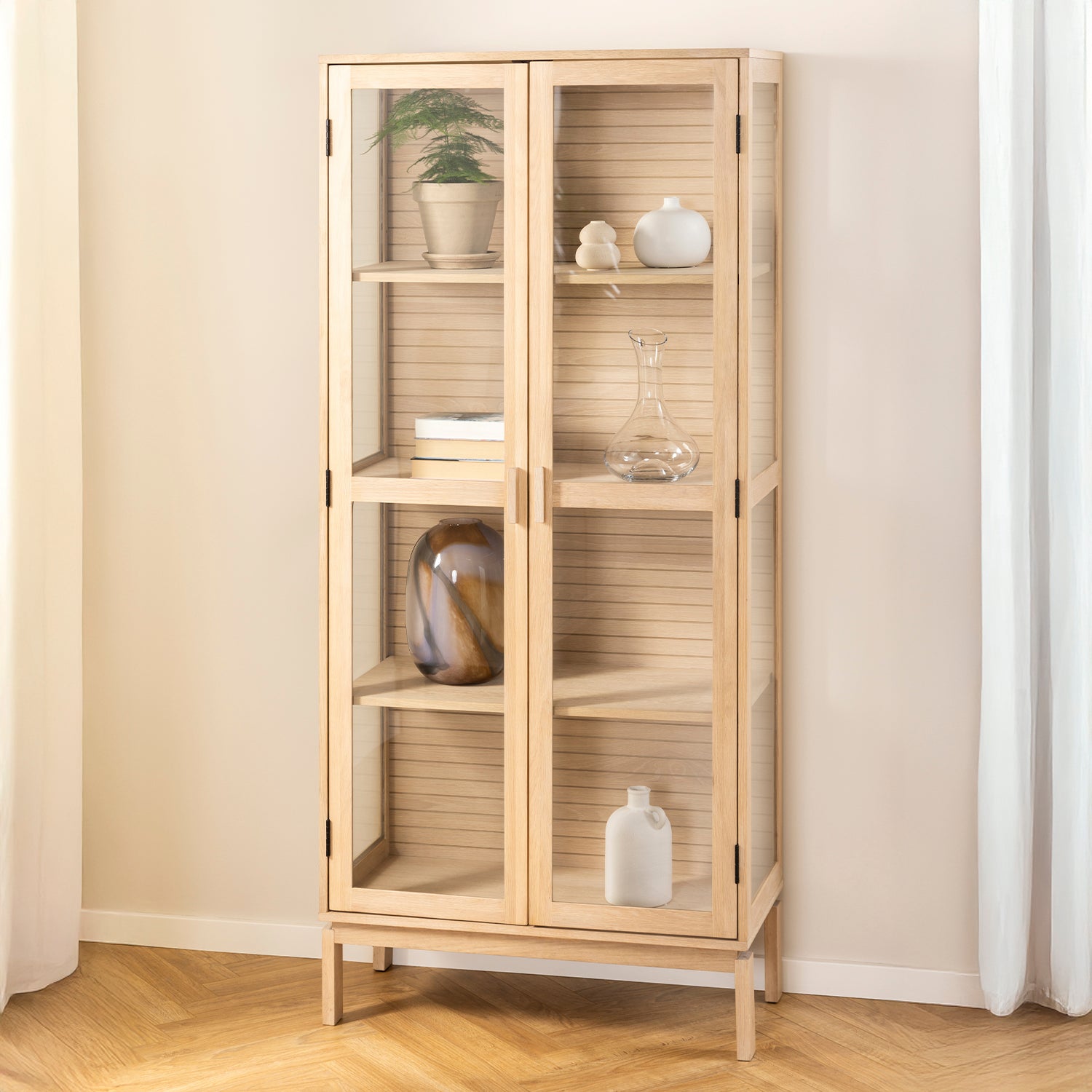 Vitrina Linley Natural