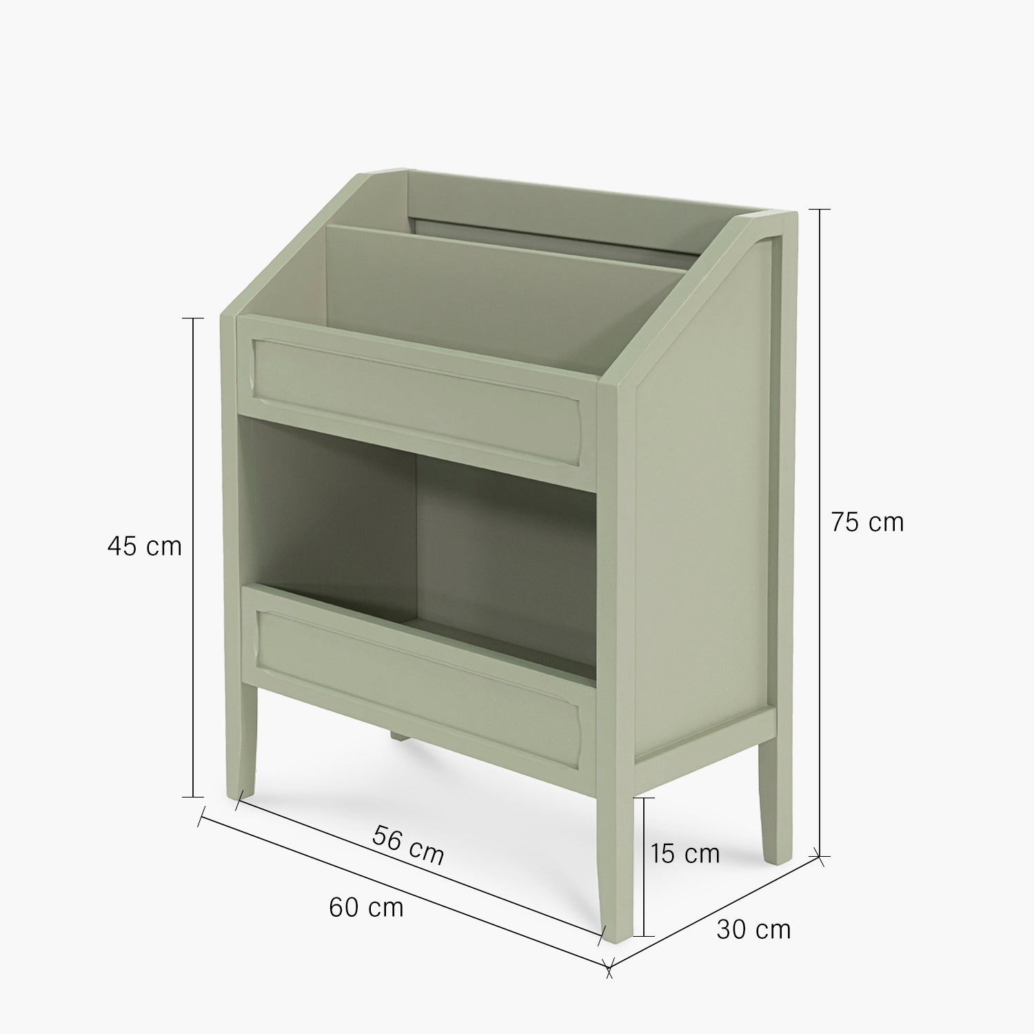 Librero Amalia Verde Claro