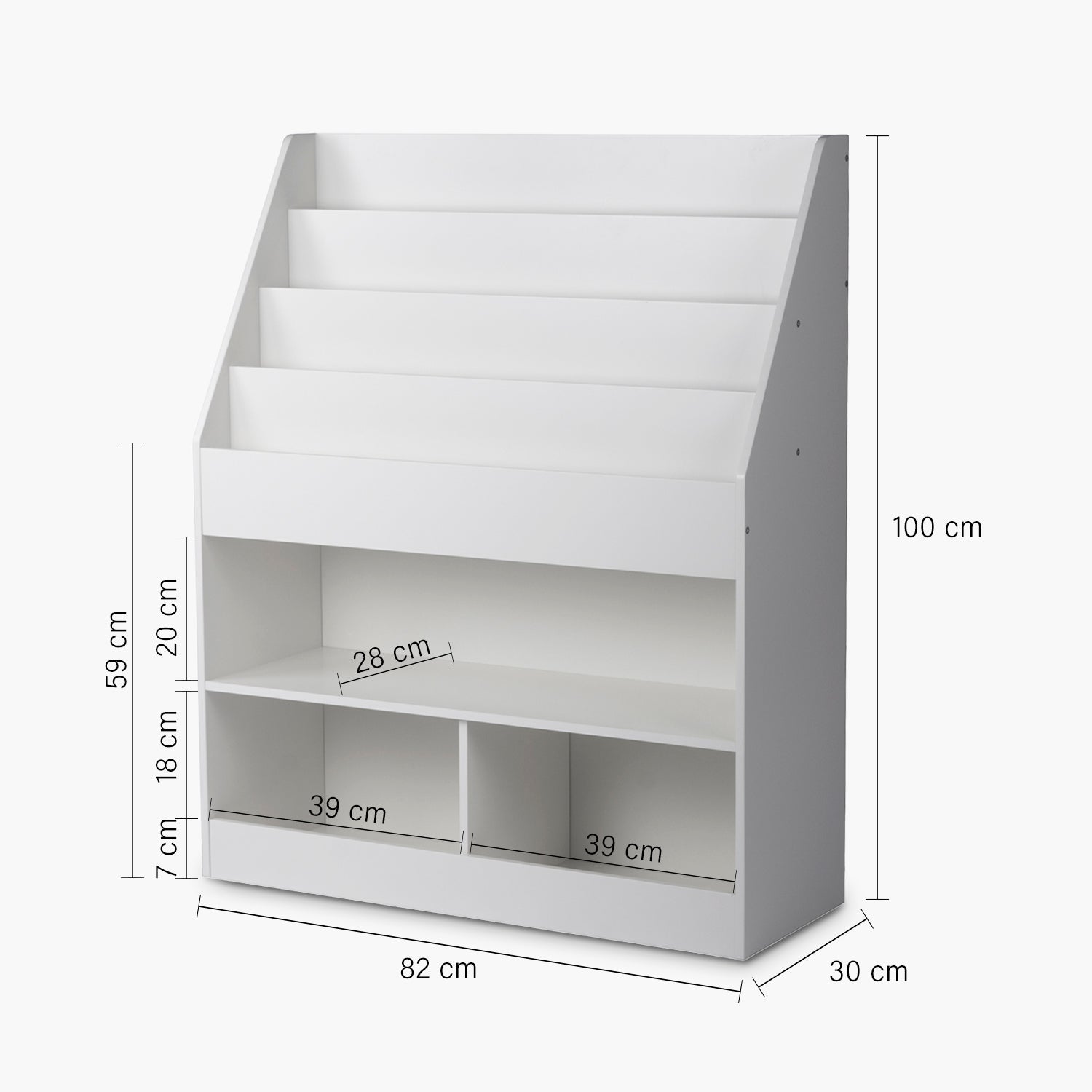 Librero Infantil Isabel Blanco
