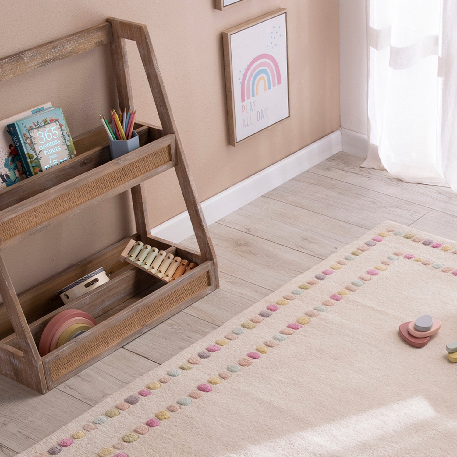 Librero Infantil Azalea Doble Natural