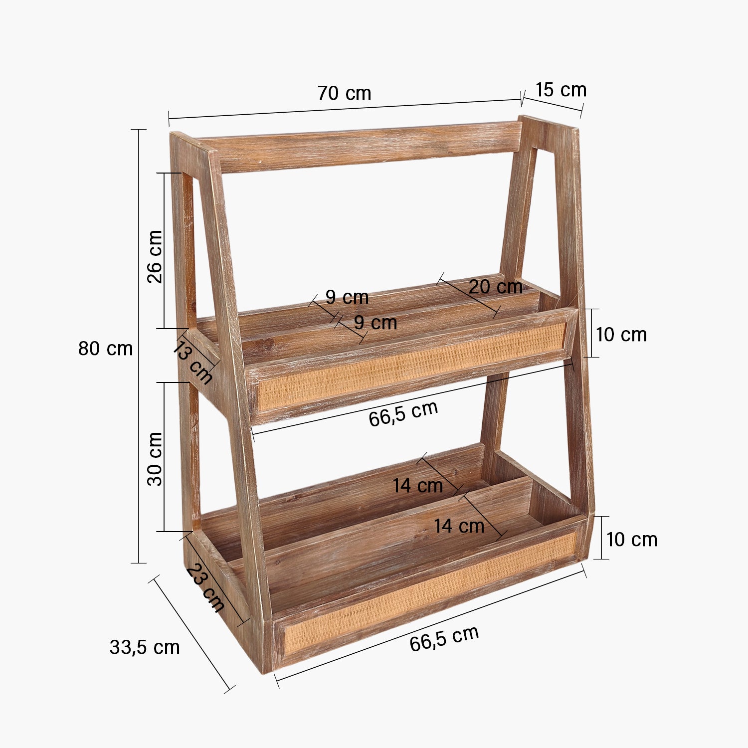 Librero Infantil Azalea Doble Natural