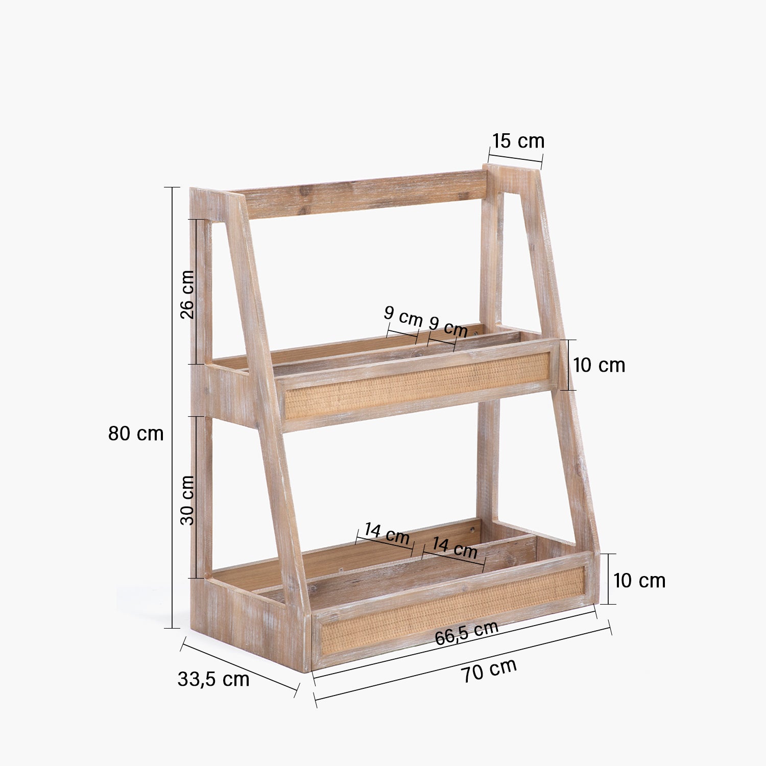 Librero Infantil Azalea Doble Natural