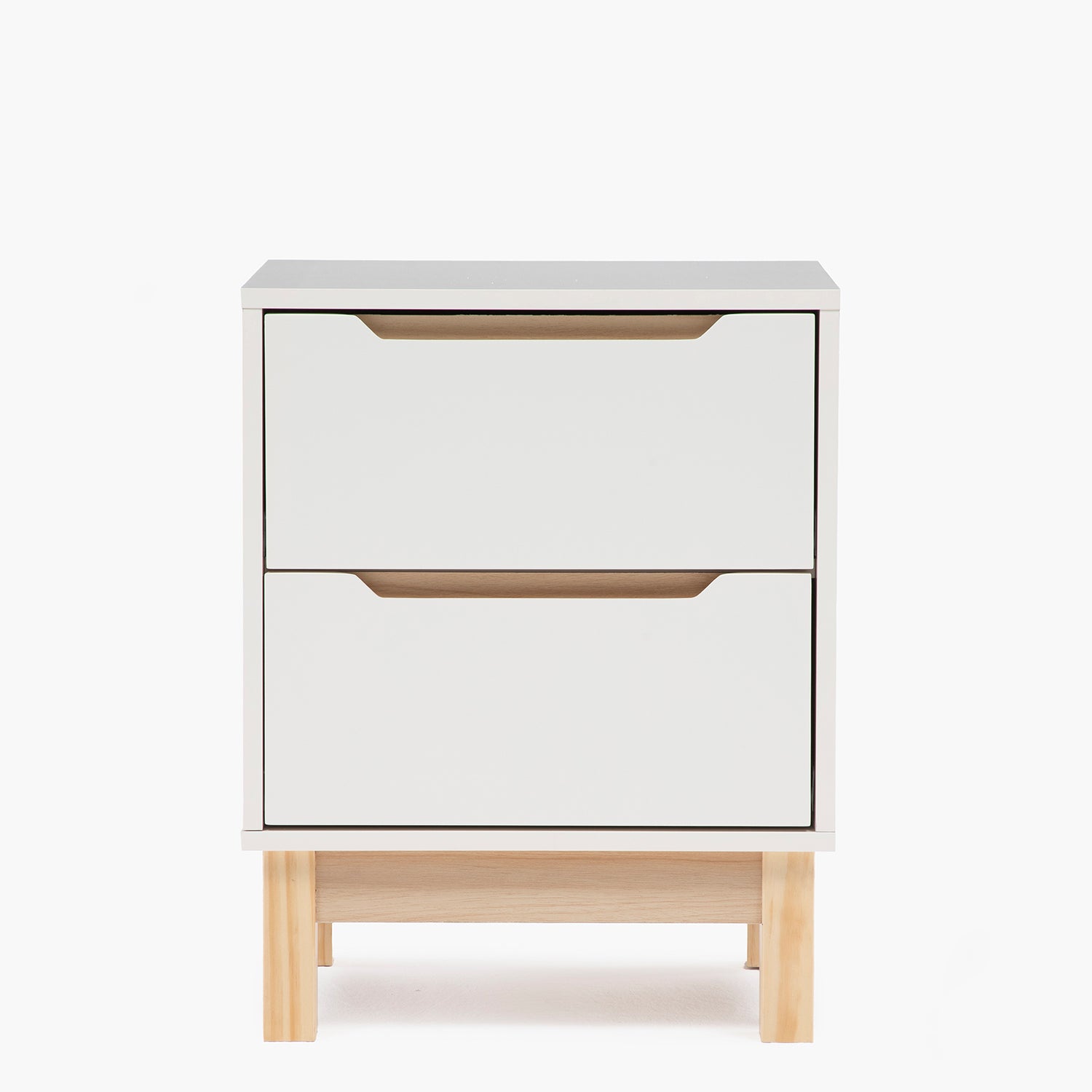 Velador Amanda Natura/Blanco