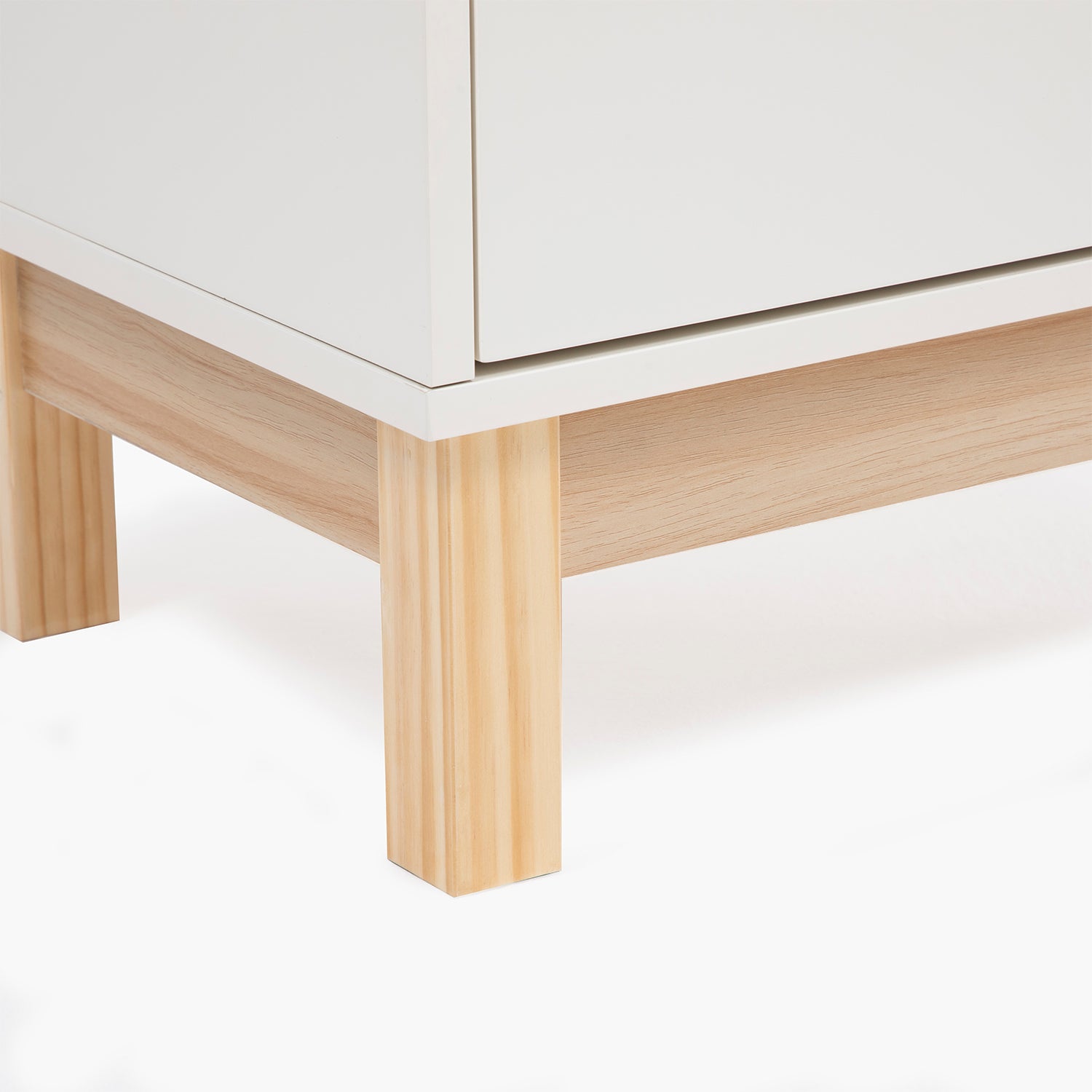 Velador Amanda Natura/Blanco