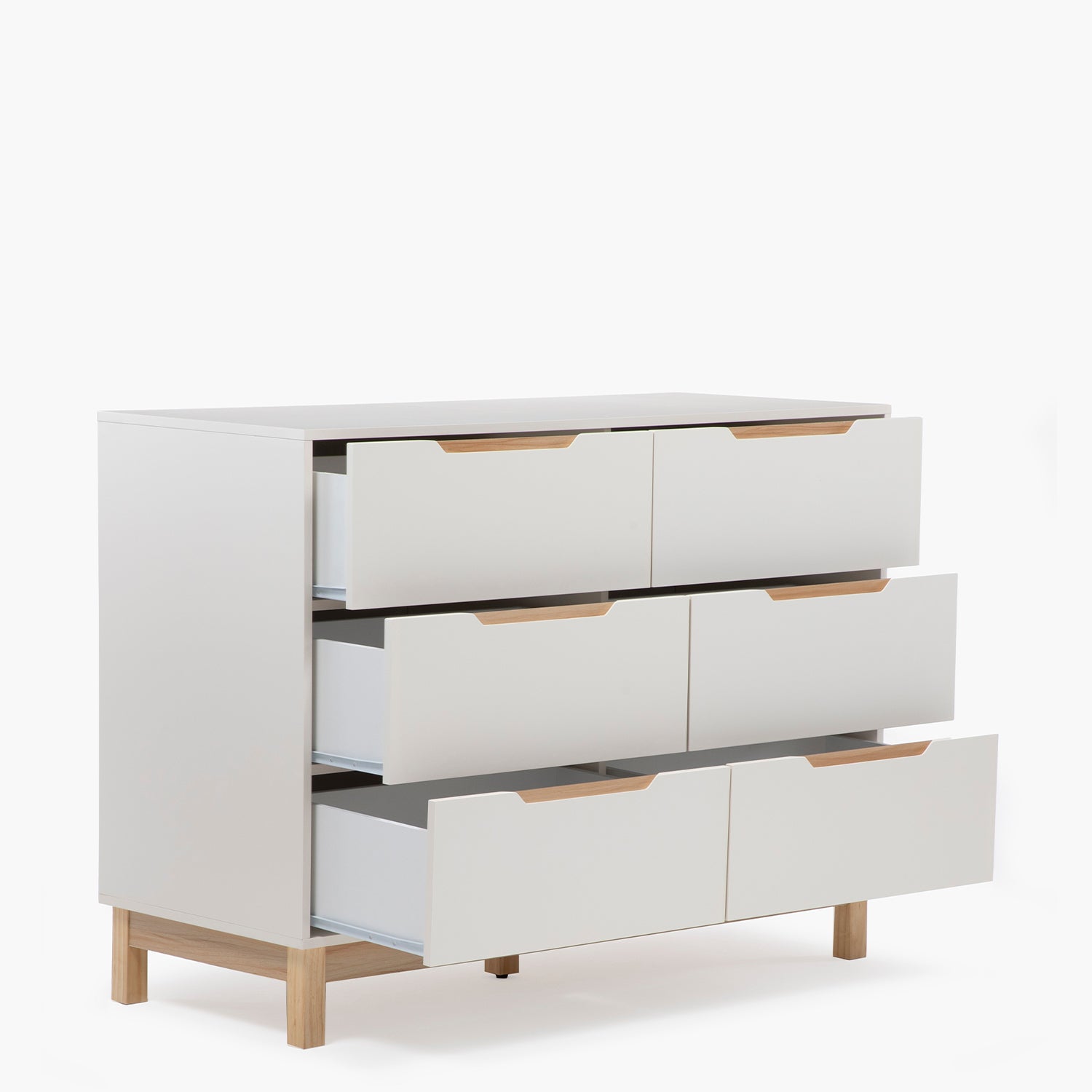 Cómoda Infantil Elena Natura/Blanco