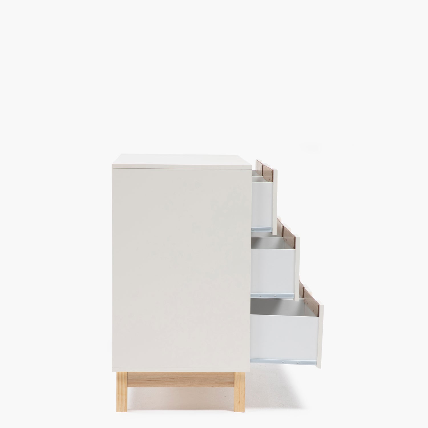 Cómoda Infantil Elena Natura/Blanco