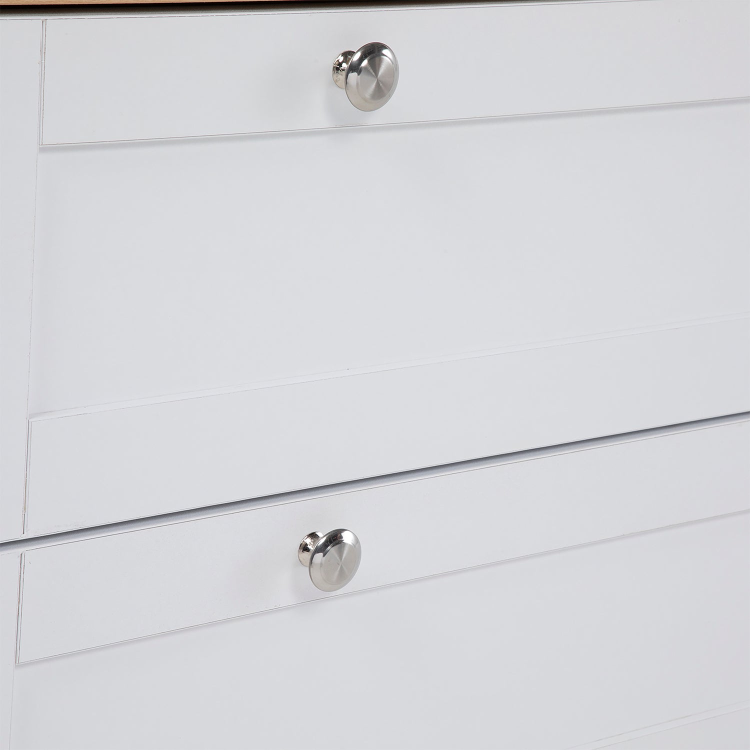 Cómoda Clara Mudador Natura/Blanco