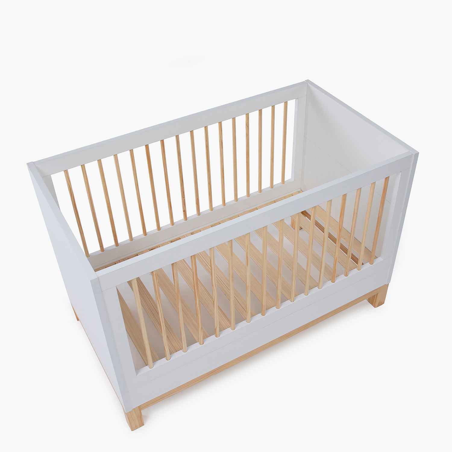 Cuna 3 en 1 Elena Natura/Blanco