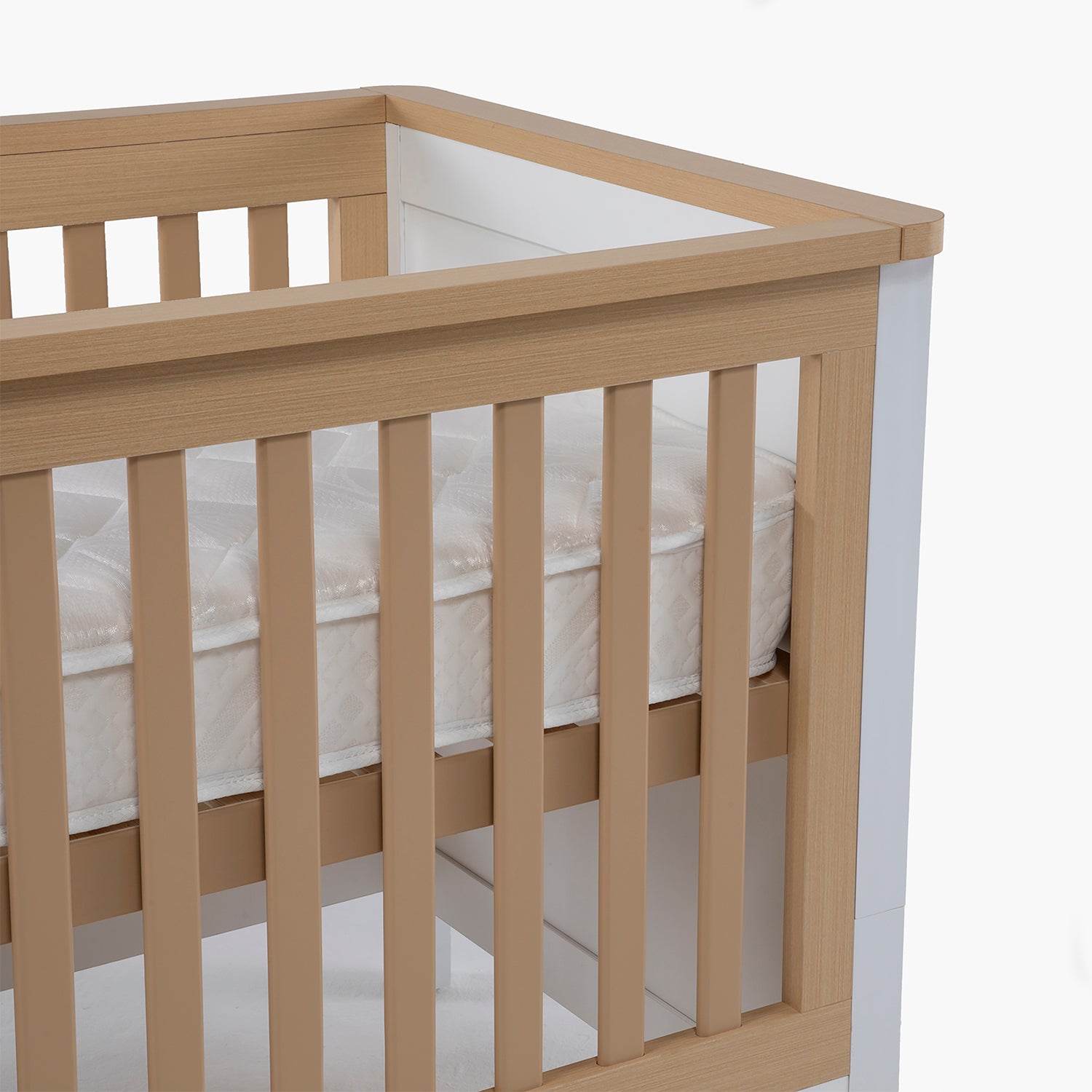 Cuna 3 en 1 Clara Natura/Blanco