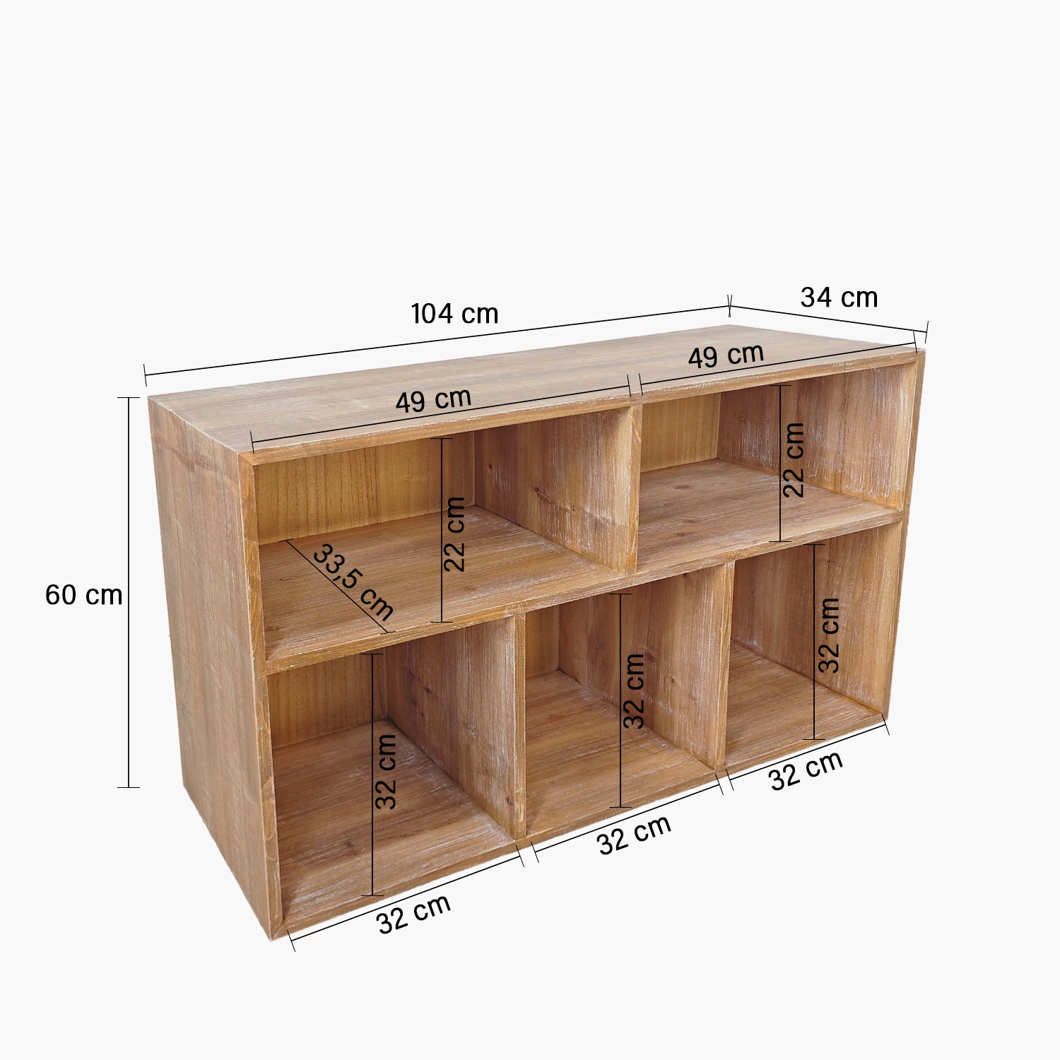 Organizador Kala Triple Natural