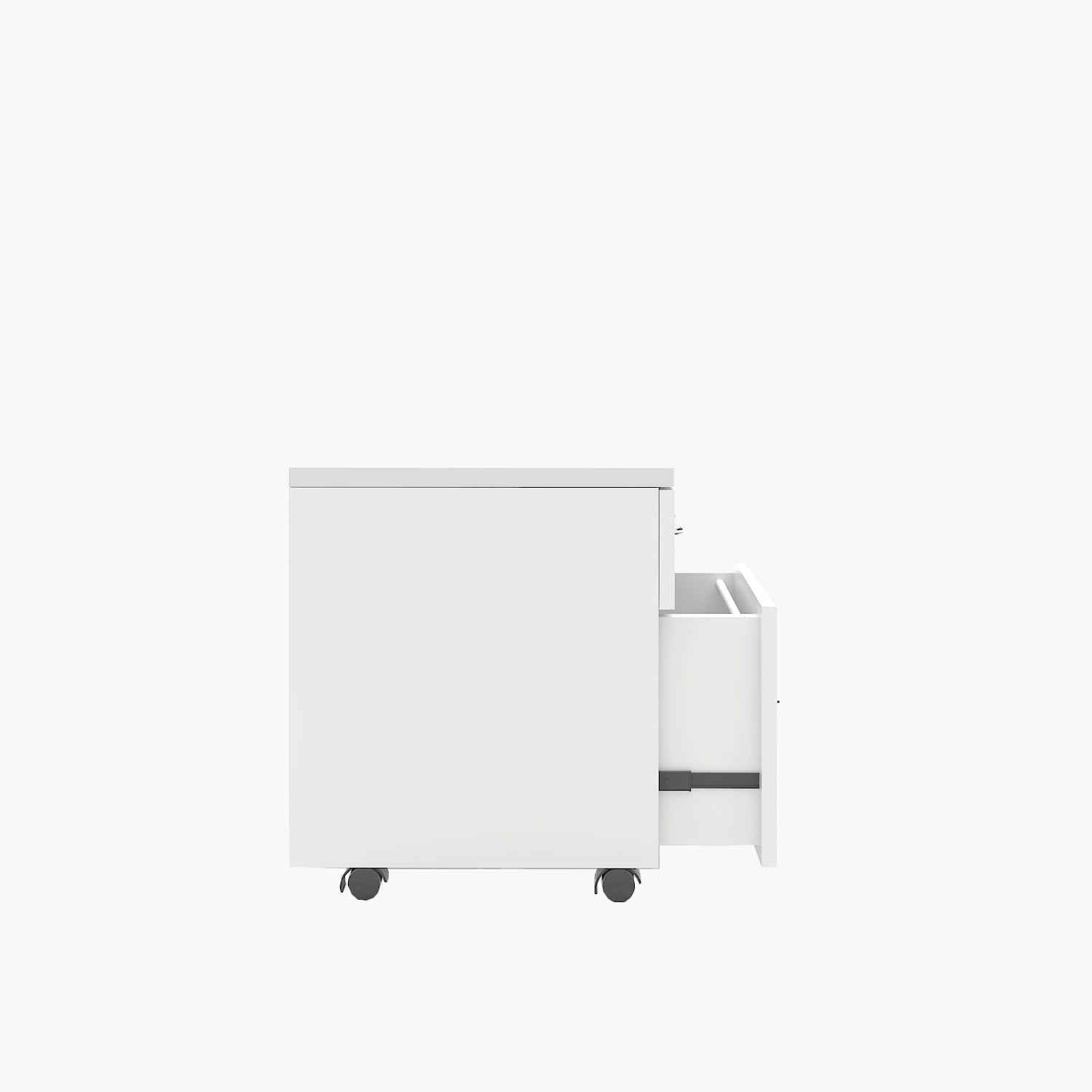 Cajonera Melamina Móvil 57 cm Blanco - Form Design