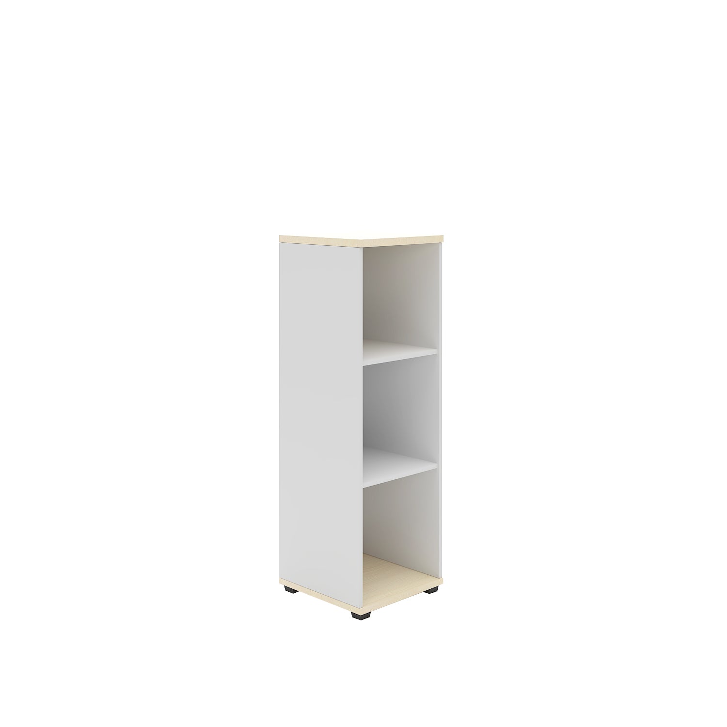 Gabinete Medio S/ Puertas 40x40x120 Natura/Blanco - Form Design